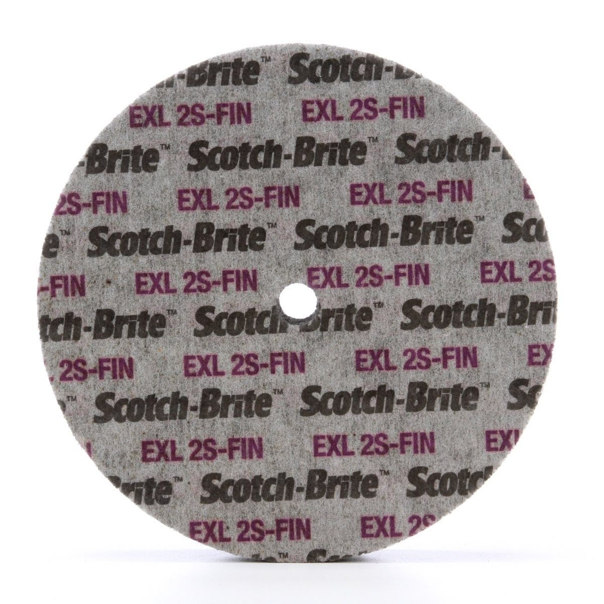 3M XL-UW Scotch-Brite EXL Unitized Wheel, 2S Fine, SiC, Gray, 6 in x 1 in x 1/2 in (7000046026) (2 Pack)