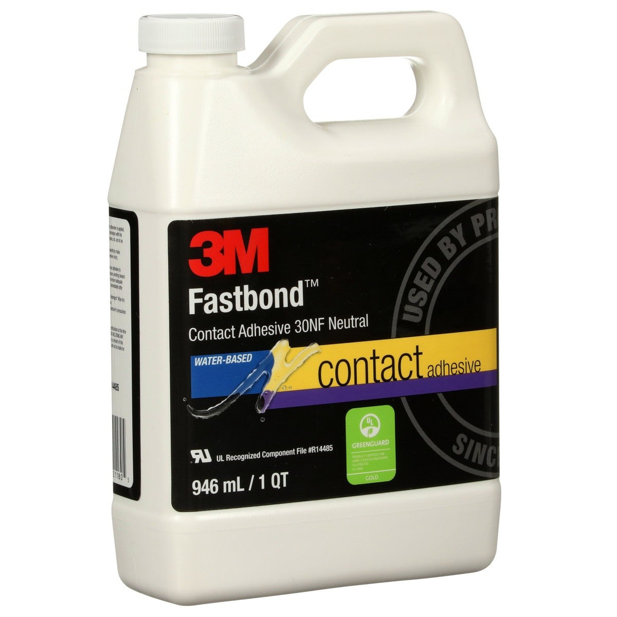 3M 30NF Contact Adhesive, Neutral, Water-Based, 1 Quart Can (21180) (7000046567) - (12Pack) - 2