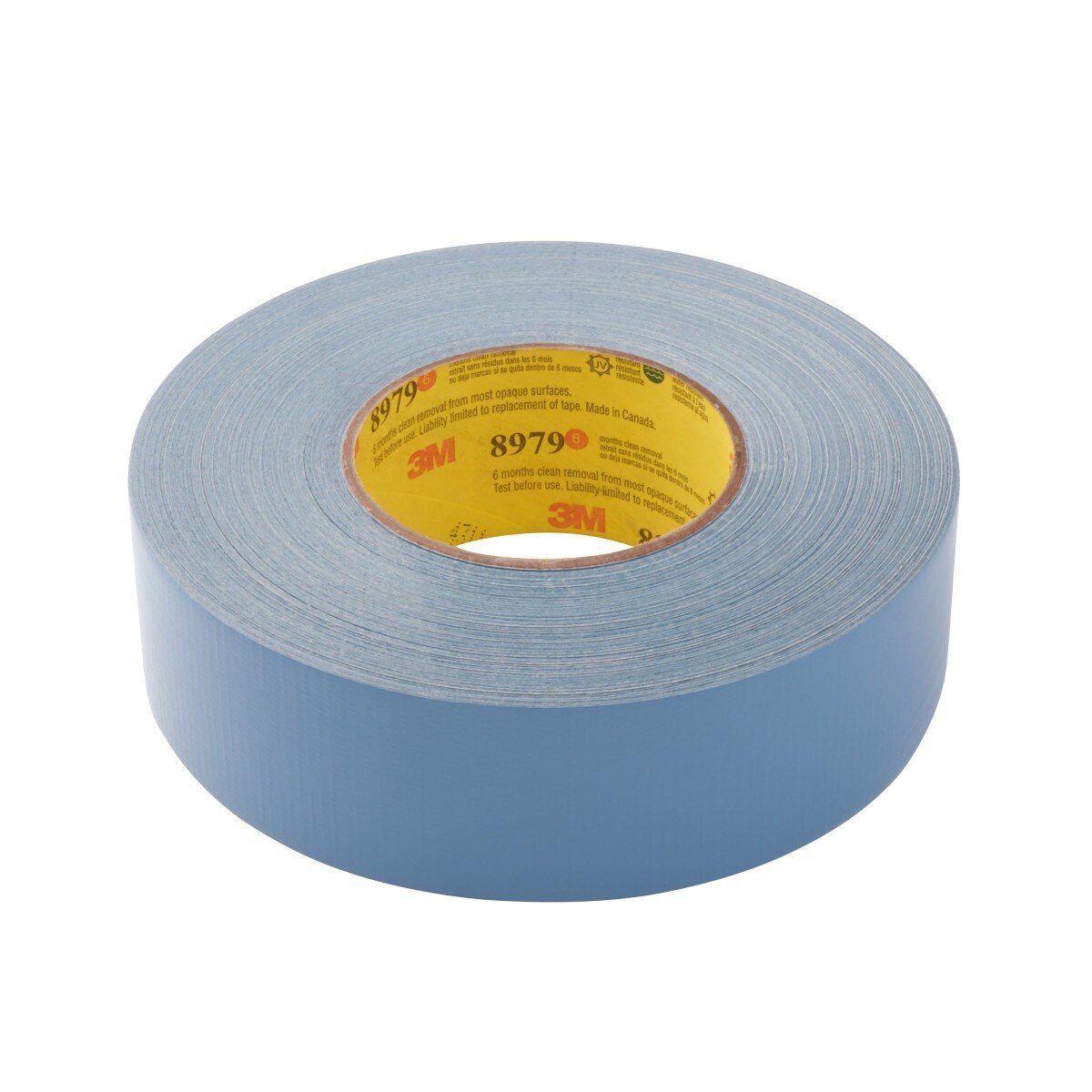 3M 8979 Performance Plus Duct Tape, Slate Blue, 96 mm x 54.8 m, 12.1 mil, Clean Removal, UV and Weather Resistant (7000049207) (12 Pack) - 3