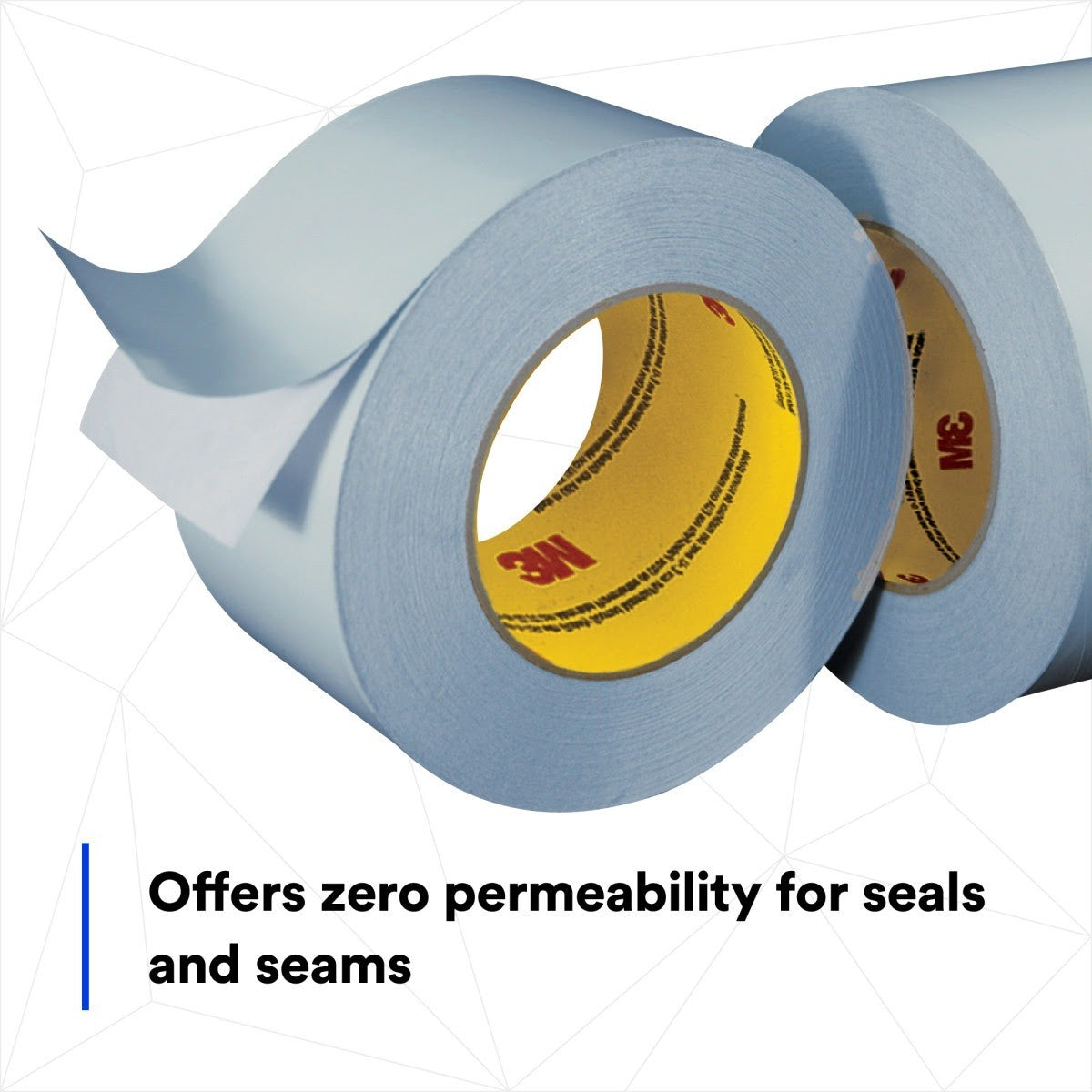 3M 1555CW Venture Tape Cryogenic Vapor Barrier Tape, Silver, 72 mm x 45.7 m (7000049898) (16 Pack) - 6