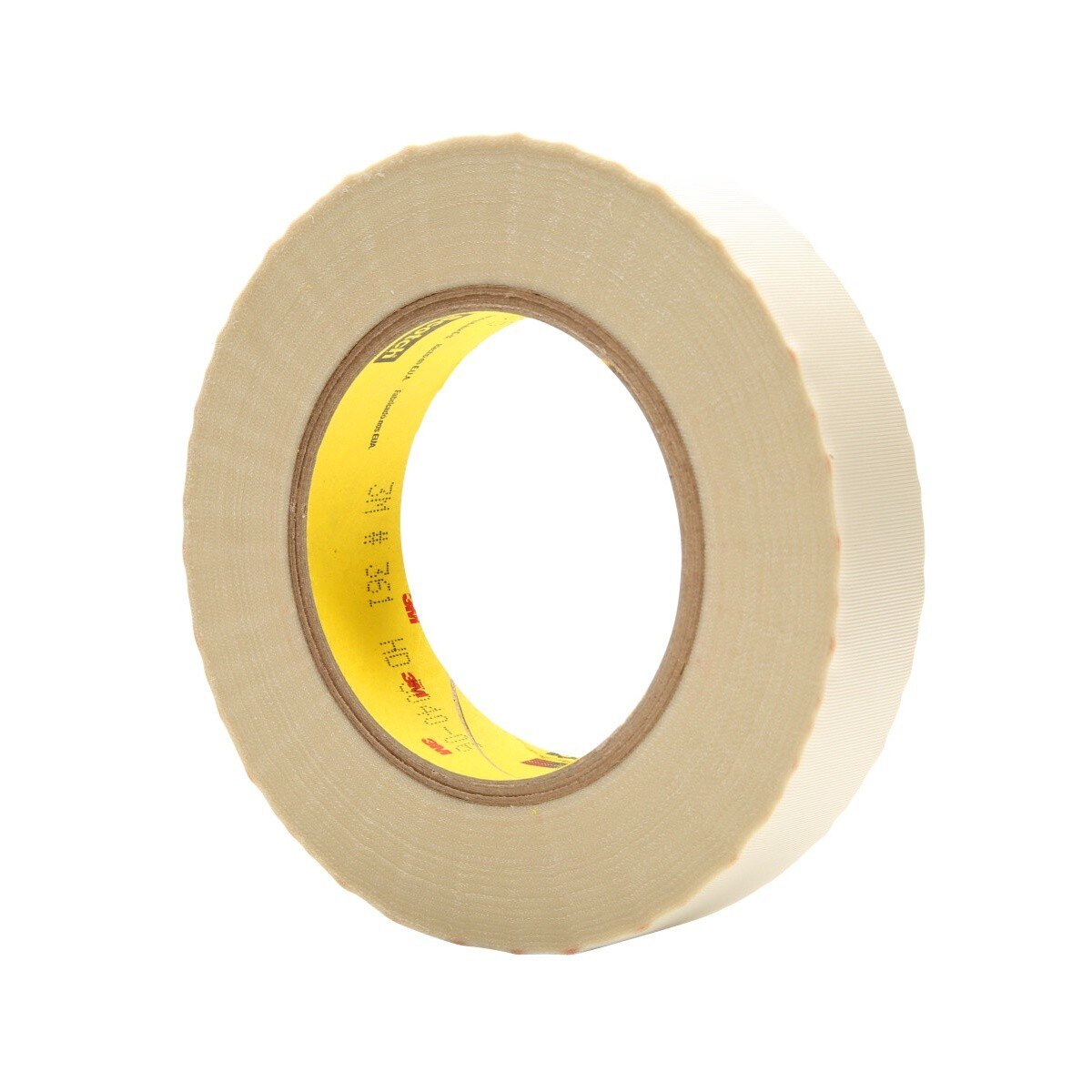 3M Glass Cloth Tape 361, White, 1 in x 60 yd, 6.4 mil (361) (7000050071) - (9Pack) - 2
