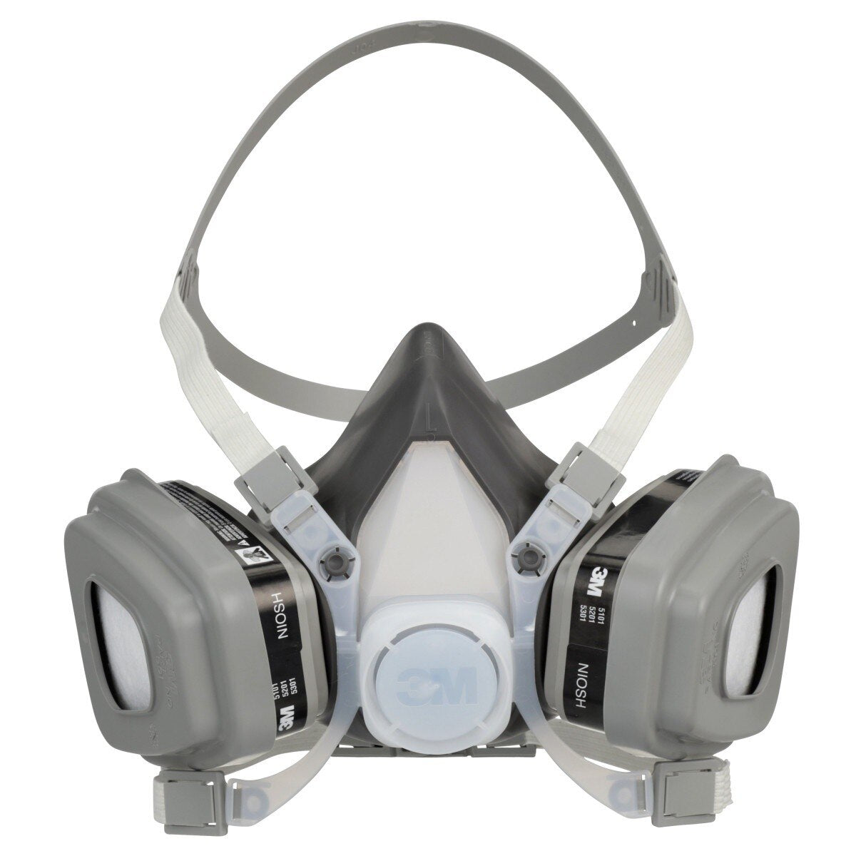 3M 66070 Half Facepiece Disposable Respirator Assembly 51P71 NIOSH Approved Organic Vapor P95 Small Permanently Attached Cartridges (7000052079) - (12Pack) - 2