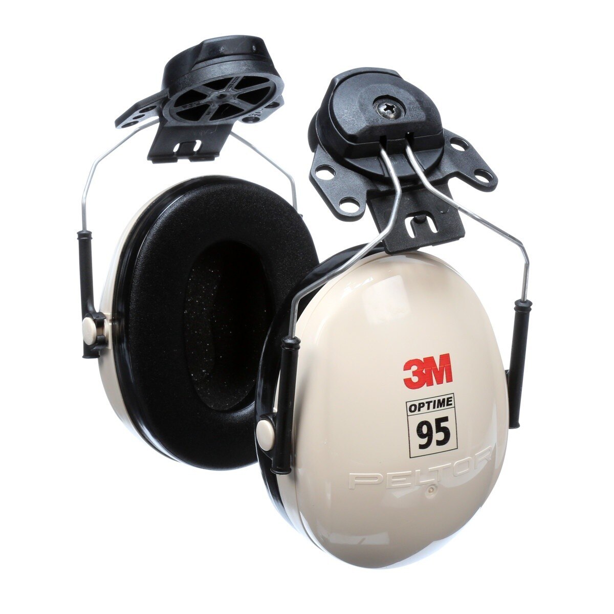 3M 7000052743 Optime 95 Cap-Mount Earmuffs with Universal Hard Hat Attachment 21 dB NRR - (10Pack)