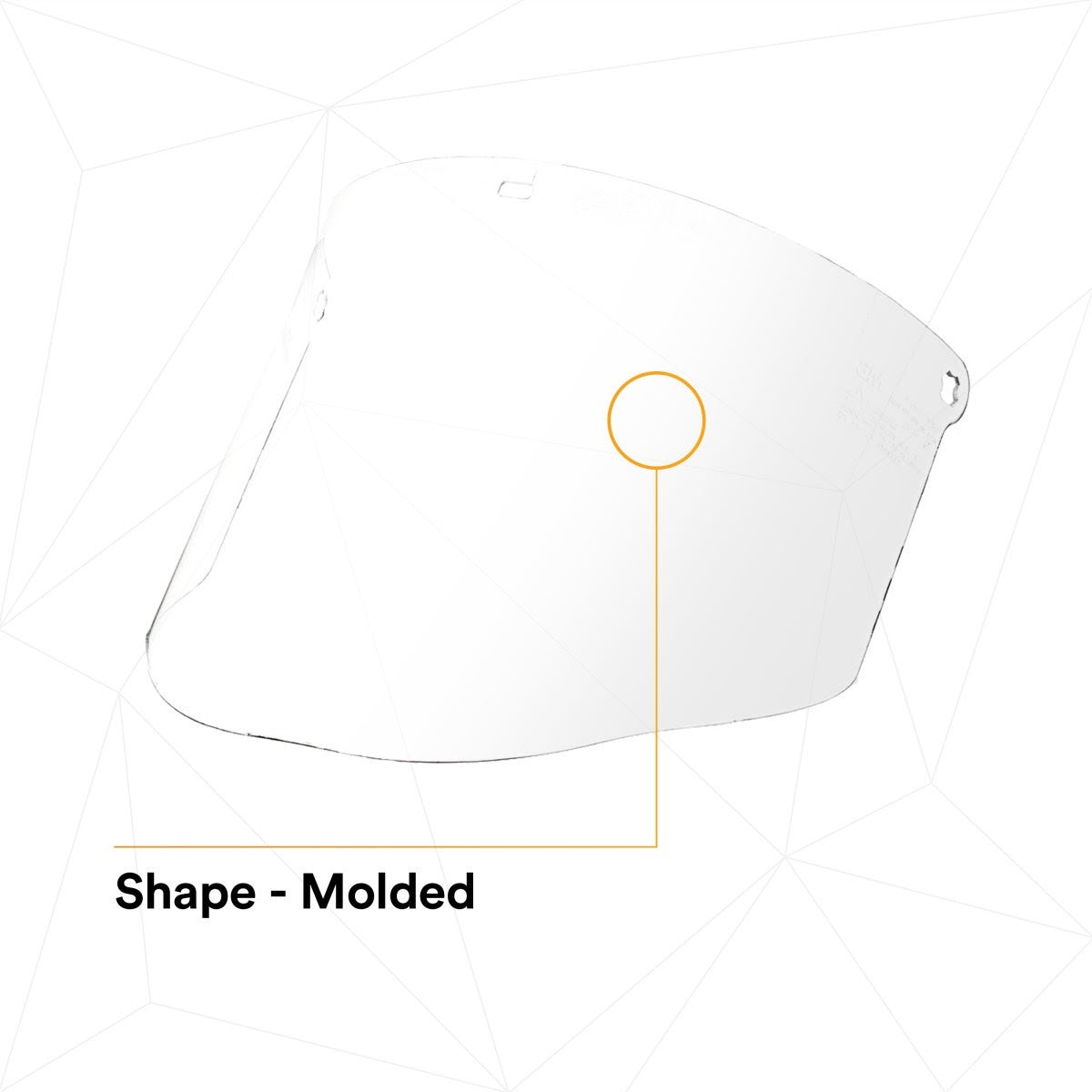 3M 82600-00000 WCP96 Total Performance Polycarbonate Clear Faceshield Window (7000052753) - (10Pack) - 7