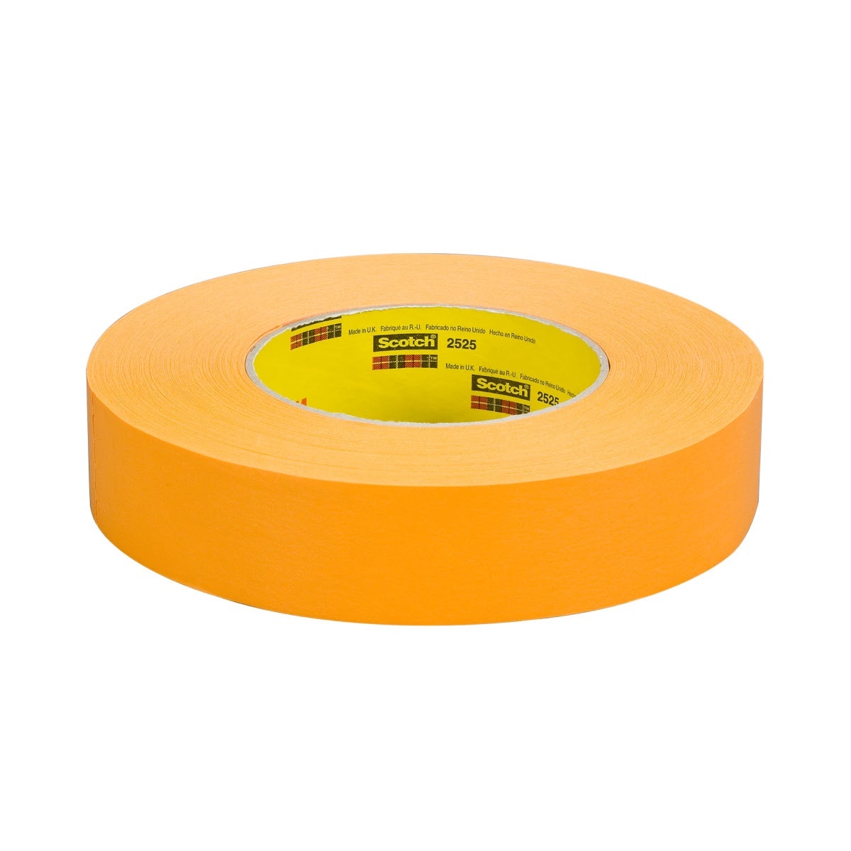 3M 2525 Performance Flatback Tape, Orange, 72 mm x 55 m, 9.5 mil (7000088509) (12 Pack) - 5