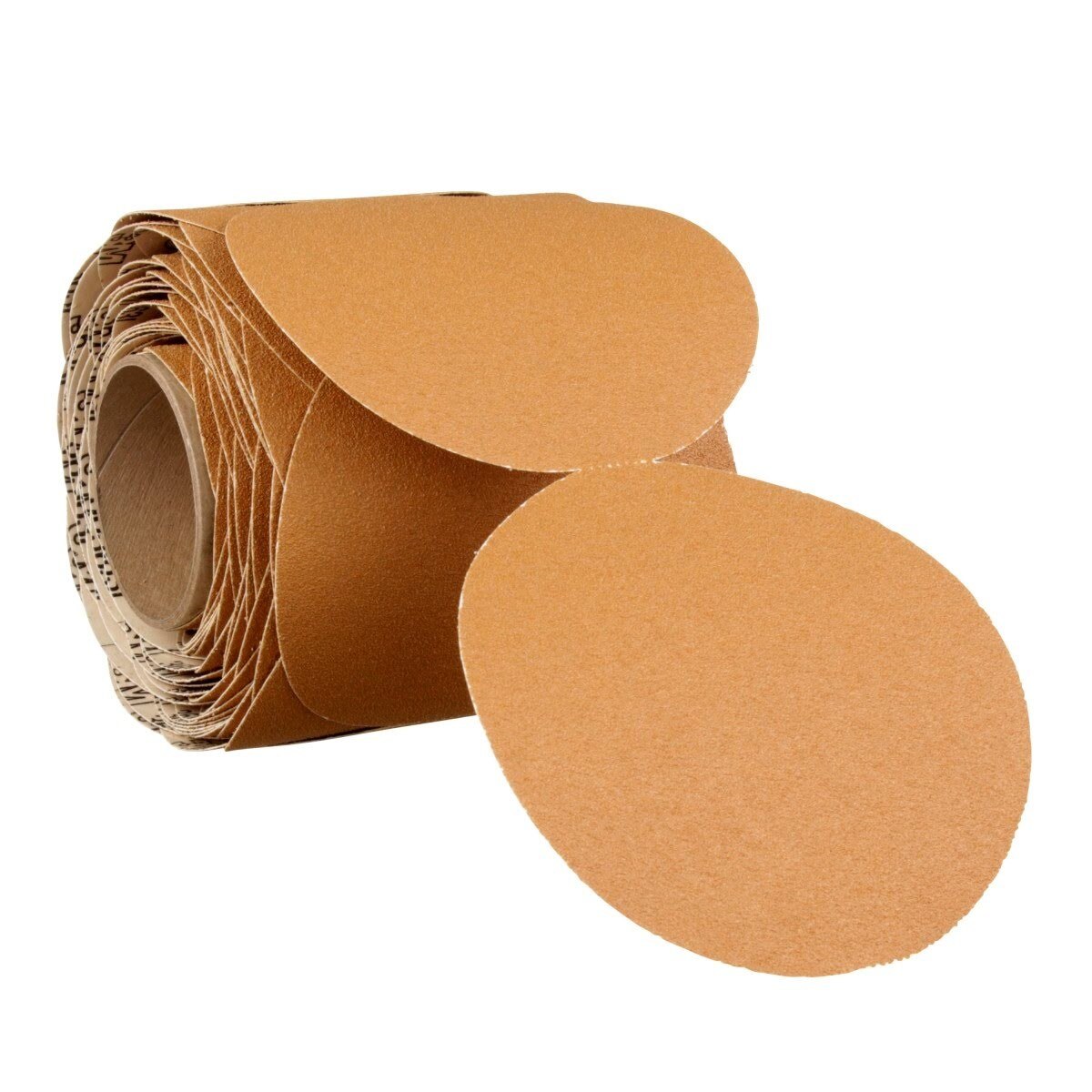 3M 363I Stikit Paper Disc Roll, PSA, Aluminum Oxide P600, F Weight, Gold, 6 in x NH, Die 600Z, 100 Discs Roll (7000118090) - (4Pack)