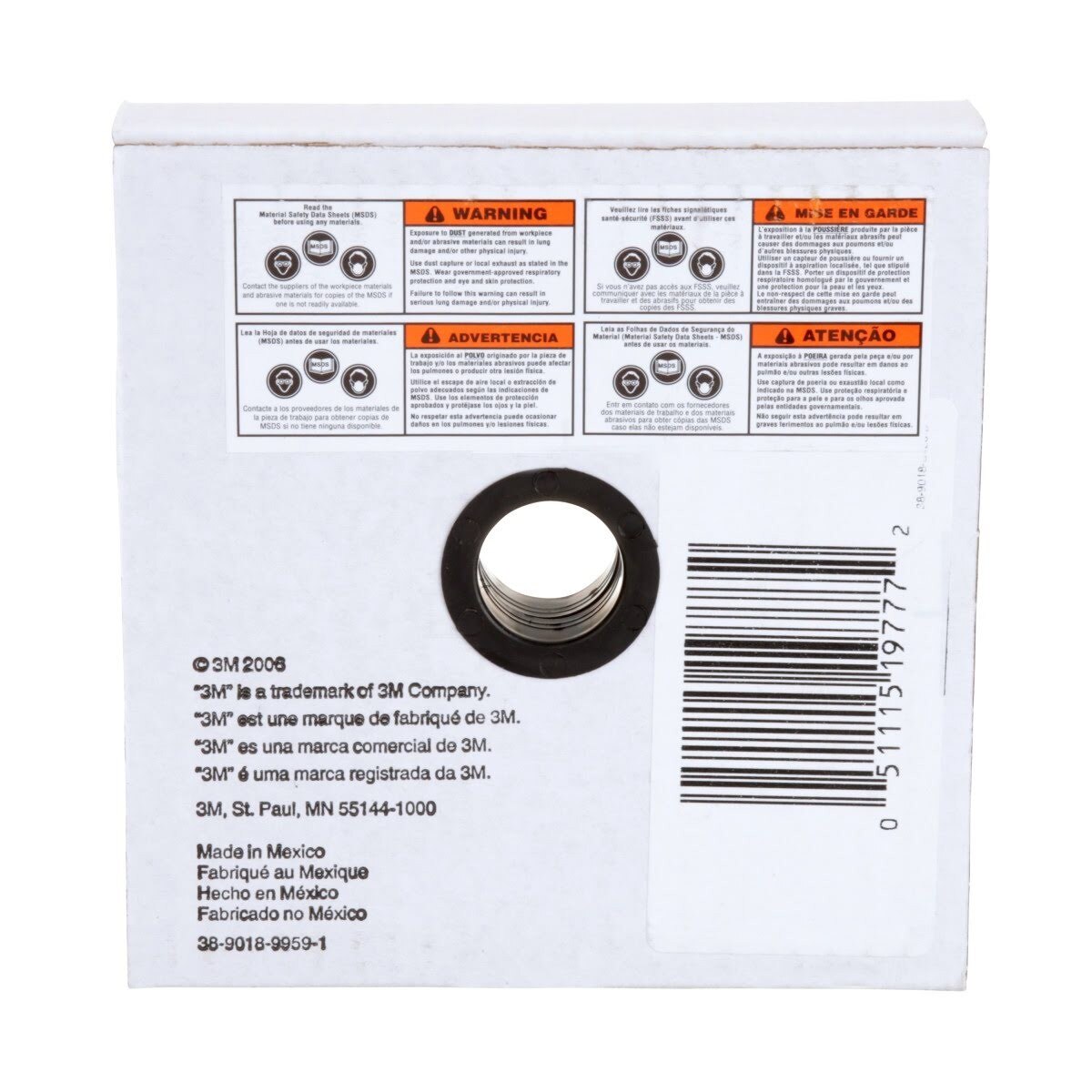 3M 314D Utility Cloth Roll, Aluminum Oxide P320 J-weight, Maroon, 1 in x 20 yd (7000118499) - (5Pack) - 6