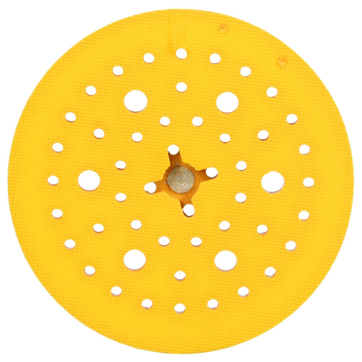 3M 20425 Hookit Soft Disc Pad, Hook and Loop Attachment, Soft, Yellow, 6 in x 1/2 in, 25 Holes (7000118613) - (10Pack) - 4