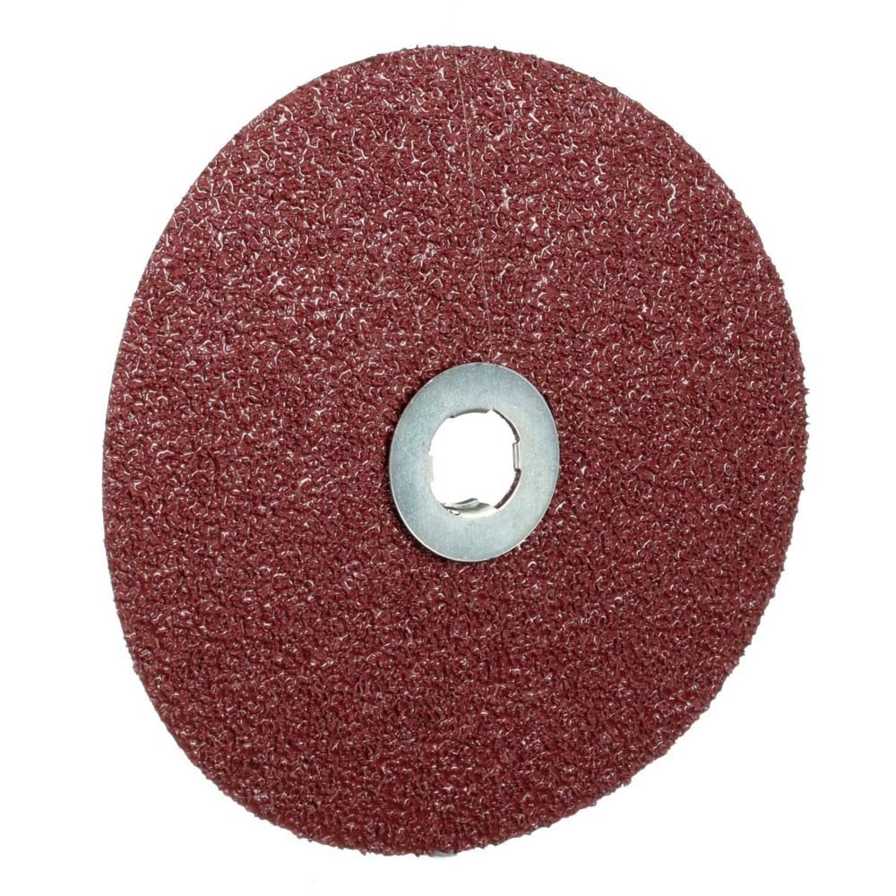 3M 982C Cubitron II Fibre Disc 7 in. GL Quick Change 36+ Grit Precision-Shaped Grain Abrasive Discs for Heavy Grinding, Deburring, Beveling, Finishing, and Weld Removal (7000119163) (100 Pack) - 5