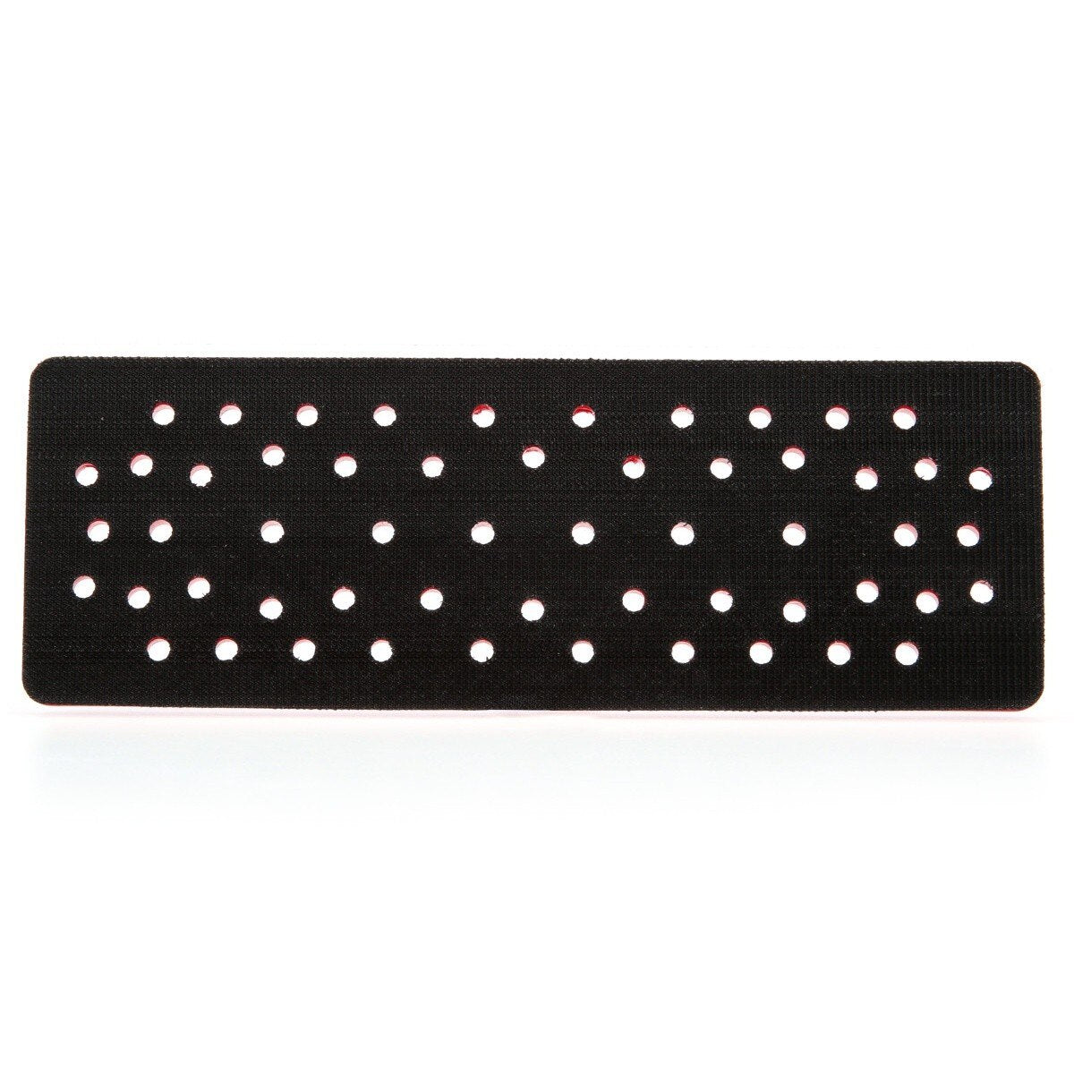3M Cubitron Hookit Clean Sanding Pad, 33 Holes, Red Foam, 70 mm x 198 mm x 12.7 mm (28531) (7000119342) - (5Pack)