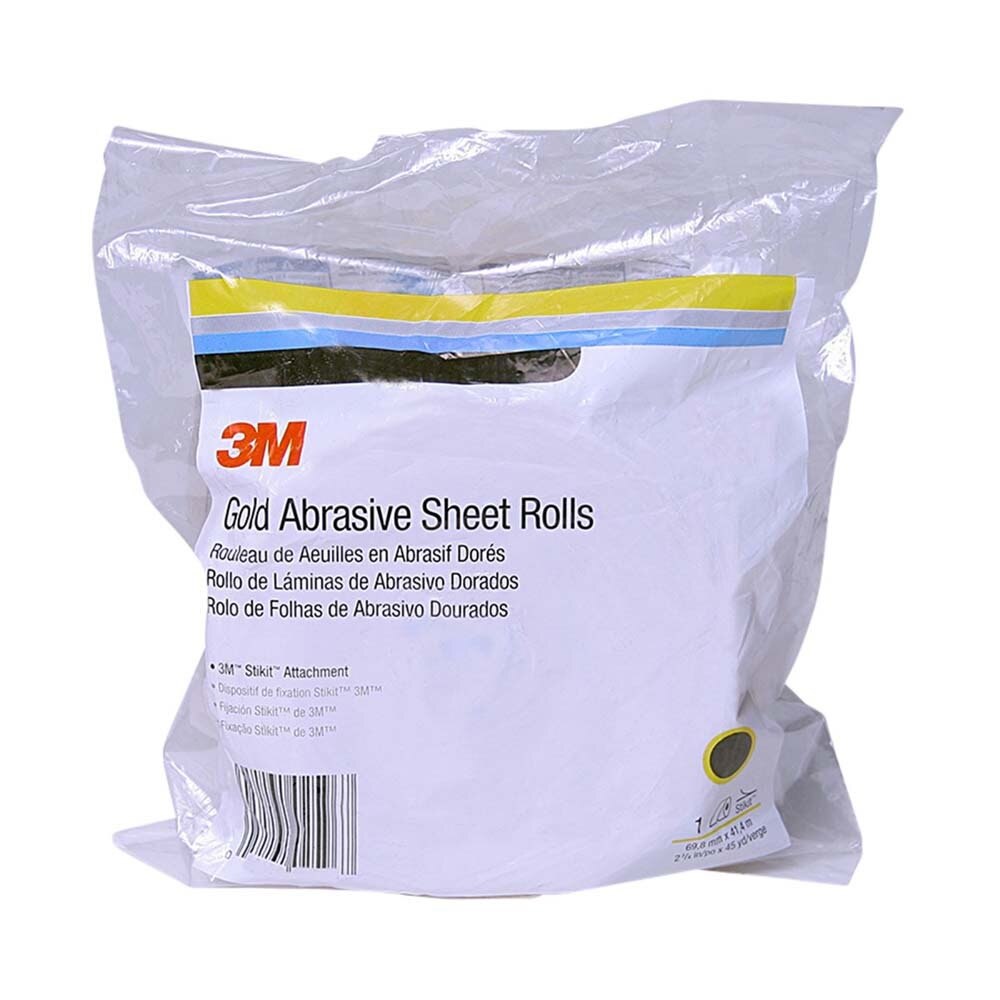 3M 02694 Stikit Gold Sheet Roll P180 4 1/2 in x 25 yd (7000119814) - 3