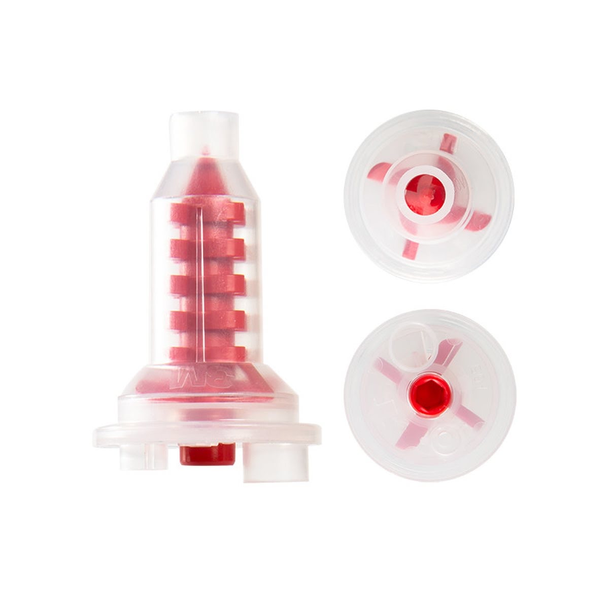 3M 05847 Dynamic Mixing System Nozzle for Fillers and Glazes, Red (7000119826) (300 Pack) - 2