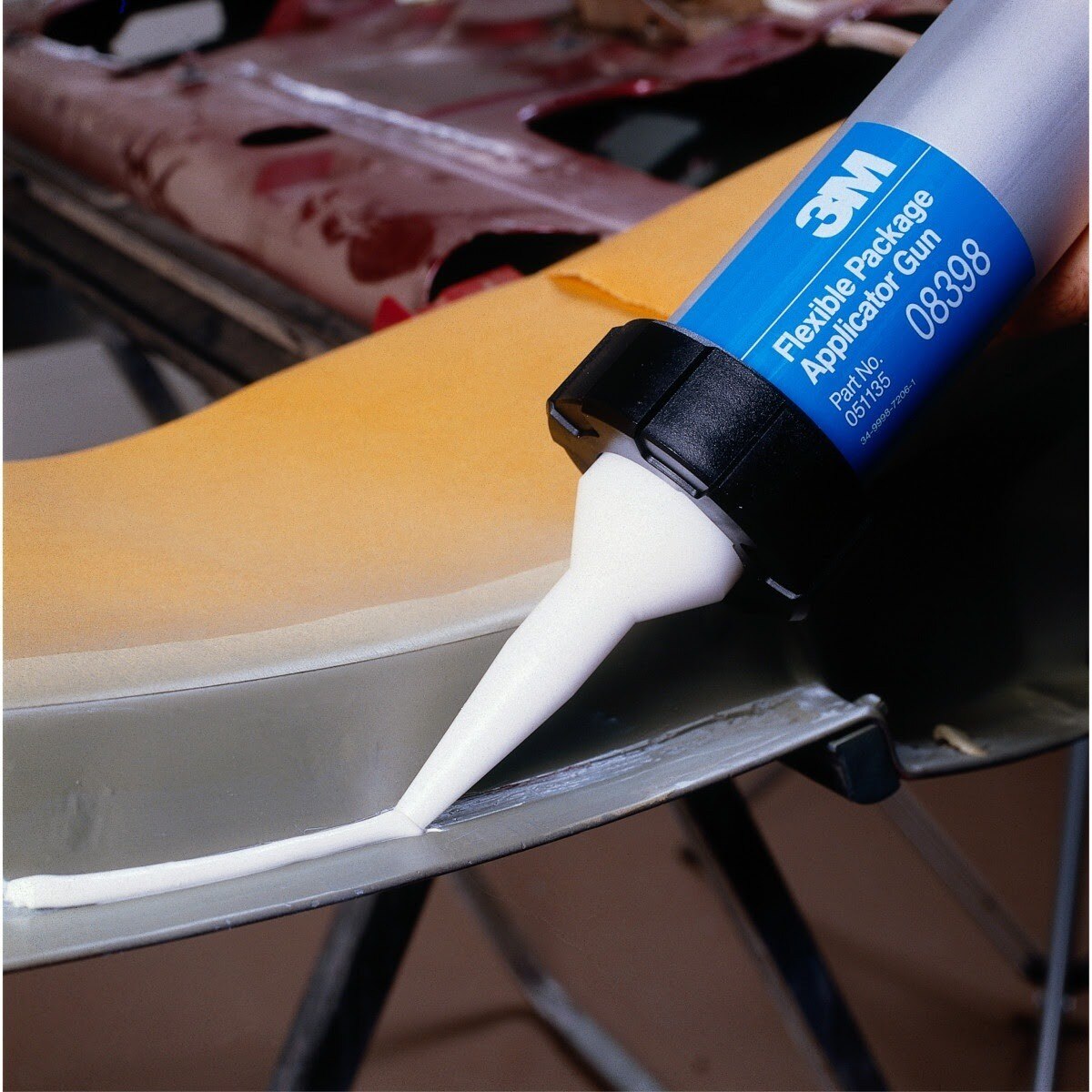 3M 08370 MSP Seam Sealer, Gray, 310 mL Flexpack (7000119838) - (6Pack) - 9