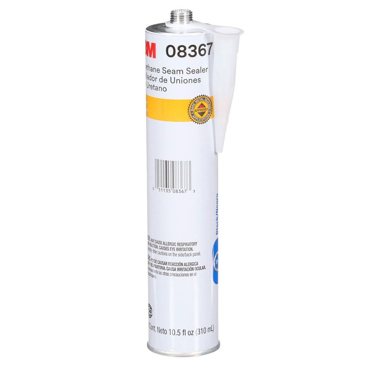3M 08367 Urethane Seam Sealer, Black, High Solids, Permanently Flexible, 310 mL 10.5 fl oz Cartridge (7000119968) - (12Pack) - 4