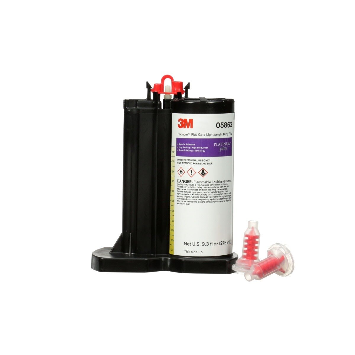 3M 05863 Platinum Plus Filler, 276 mL DMS Cartridge (7000120074) - (6Pack)