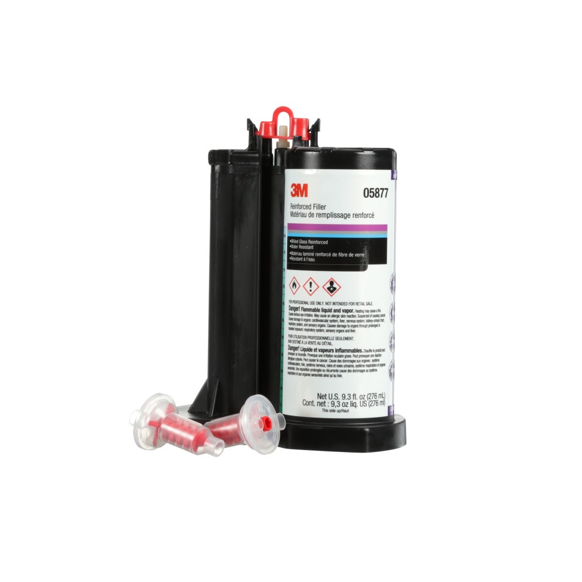3M 05877 Reinforced Filler for DMS Cartridge, Glass Reinforced, Green, 276 mL 9.3 fl oz (7000120099) - (6Pack)