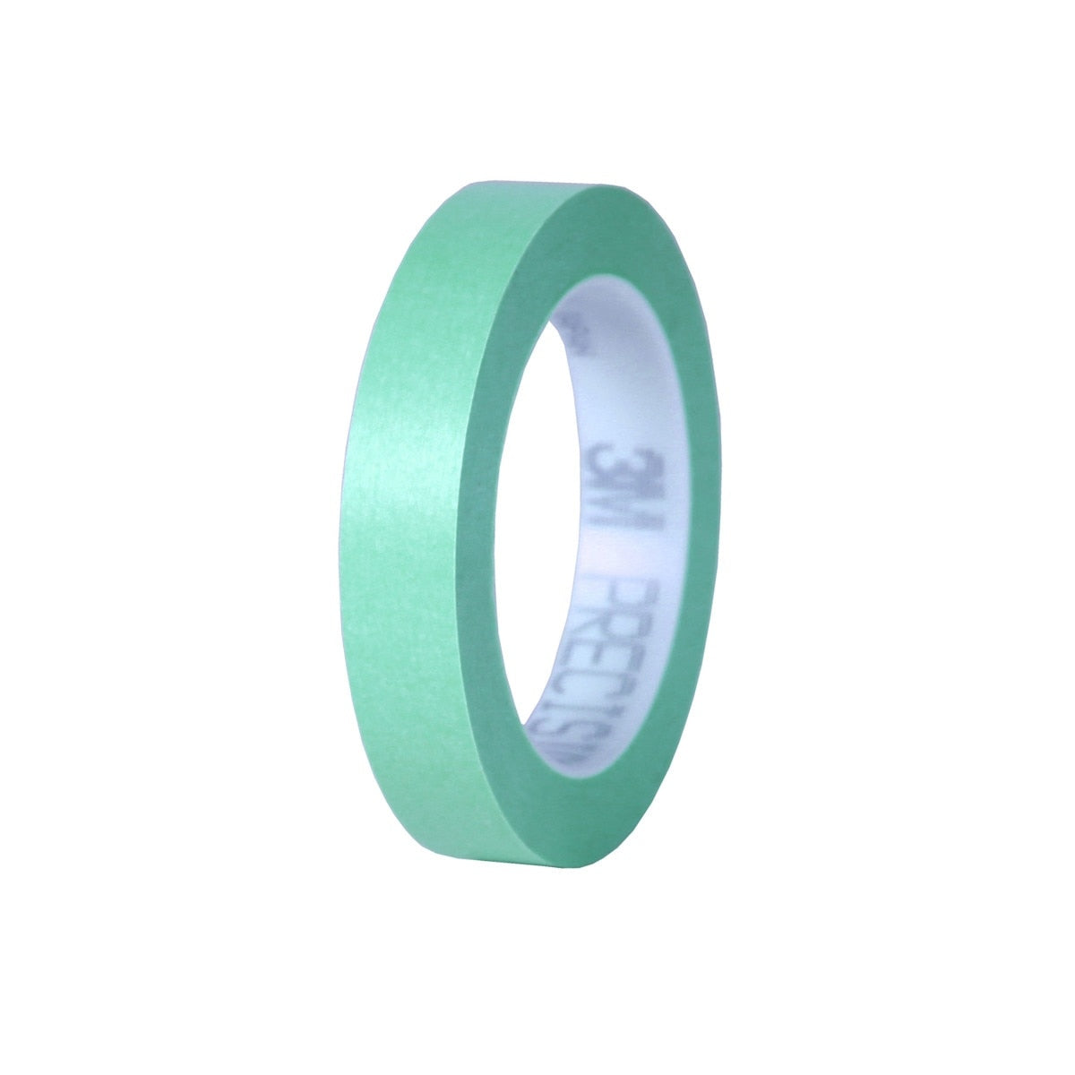 3M Precision Masking Tape, Green, 3/4 in x 60 yds (06529) (7000120100) - (12Pack)