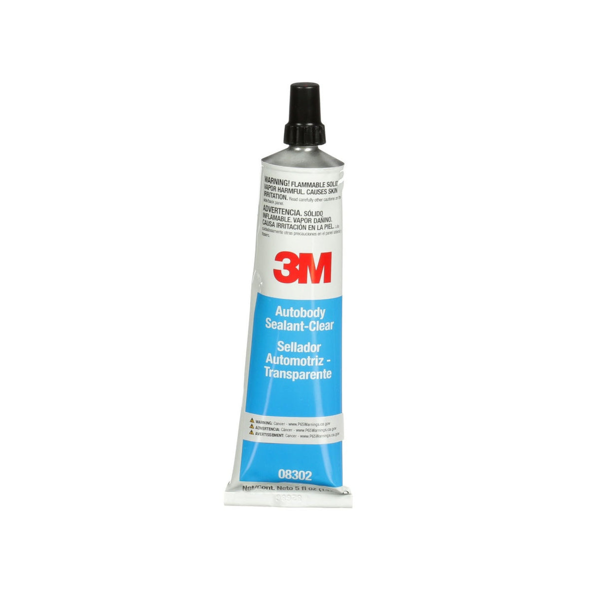 3M Ultrapro Autobody Sealant, Clear, High-Solids, Heavy-Bodied, Fast-Curing, Solvent-Based, 5 oz Tube (08302) (7000120449) - (6Pack) - 2