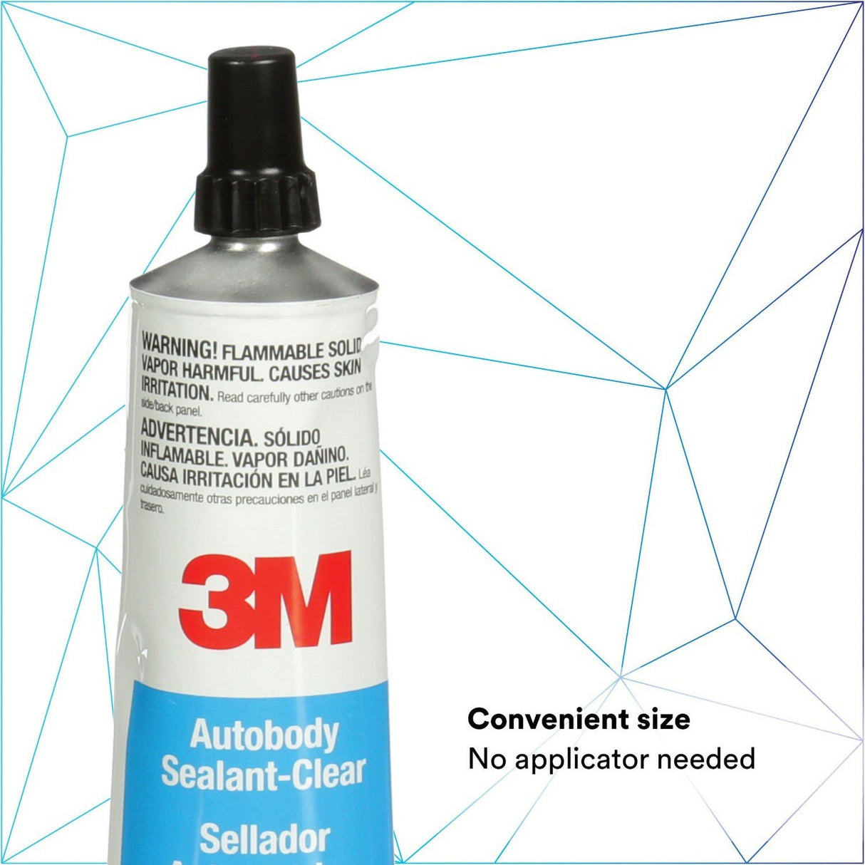 3M Ultrapro Autobody Sealant, Clear, High-Solids, Heavy-Bodied, Fast-Curing, Solvent-Based, 5 oz Tube (08302) (7000120449) - (6Pack) - 8