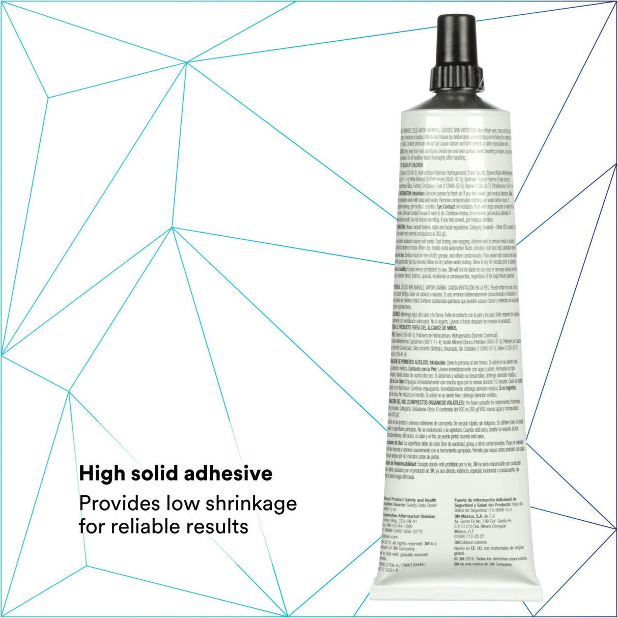 3M Ultrapro Autobody Sealant, Clear, High-Solids, Heavy-Bodied, Fast-Curing, Solvent-Based, 5 oz Tube (08302) (7000120449) - (6Pack) - 9