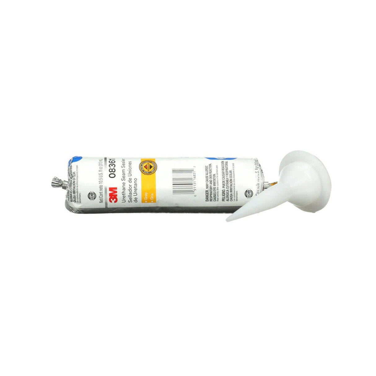3M Urethane Seam Sealer, Gray, 310 mL 10.5 fl oz Foil Pack (08361) (7000120461) - (6Pack) - 2