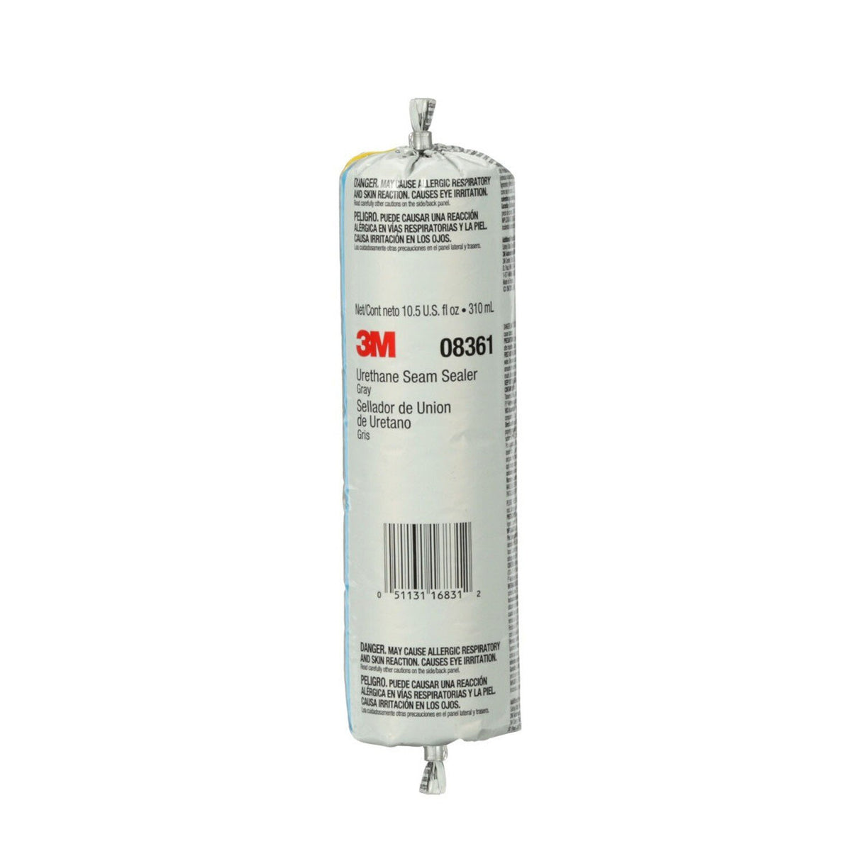 3M Urethane Seam Sealer, Gray, 310 mL 10.5 fl oz Foil Pack (08361) (7000120461) - (6Pack) - 3
