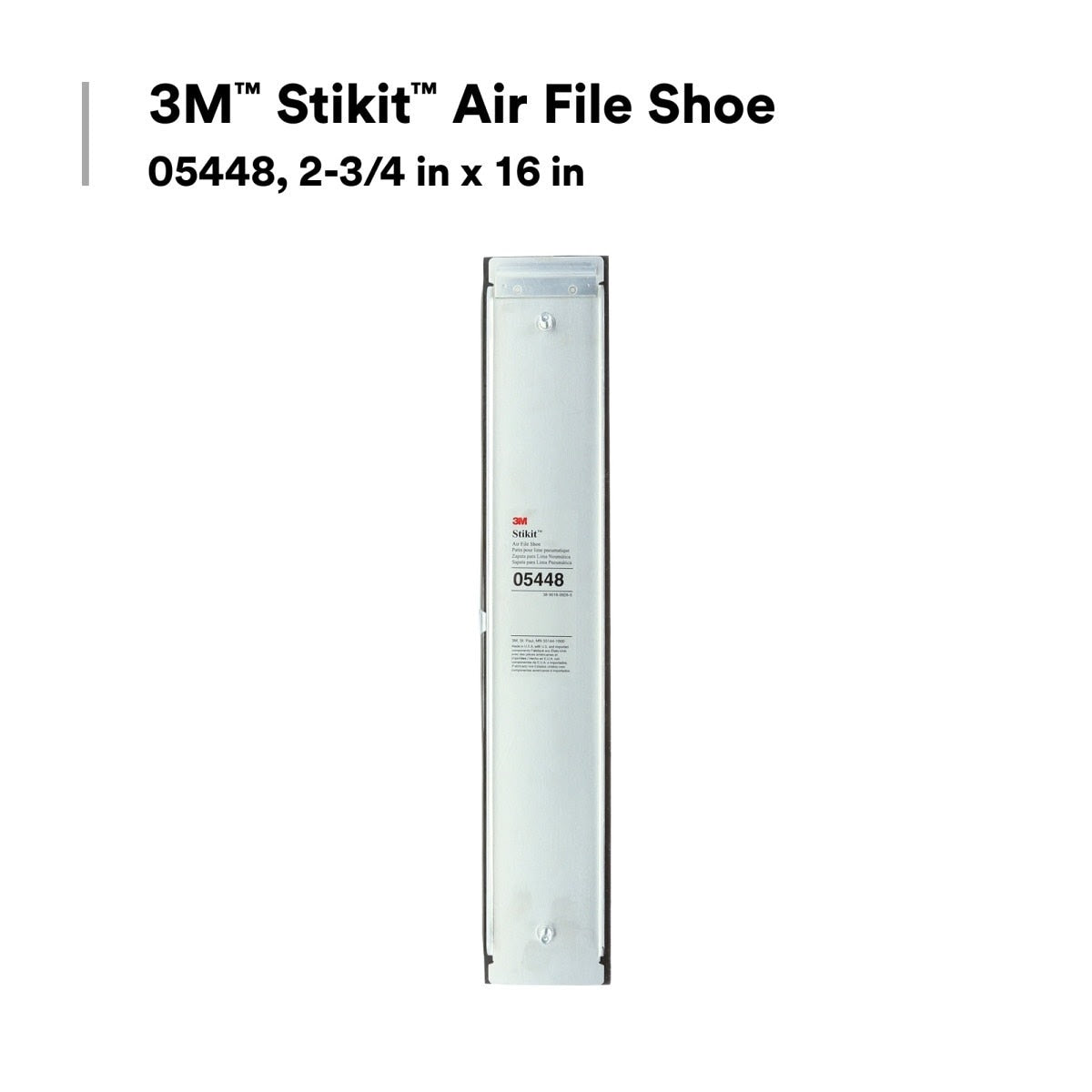 3M 05448 Stikit Air File Shoe, 2-3/4 in x 16 in (7000120512) - (5Pack) - 5