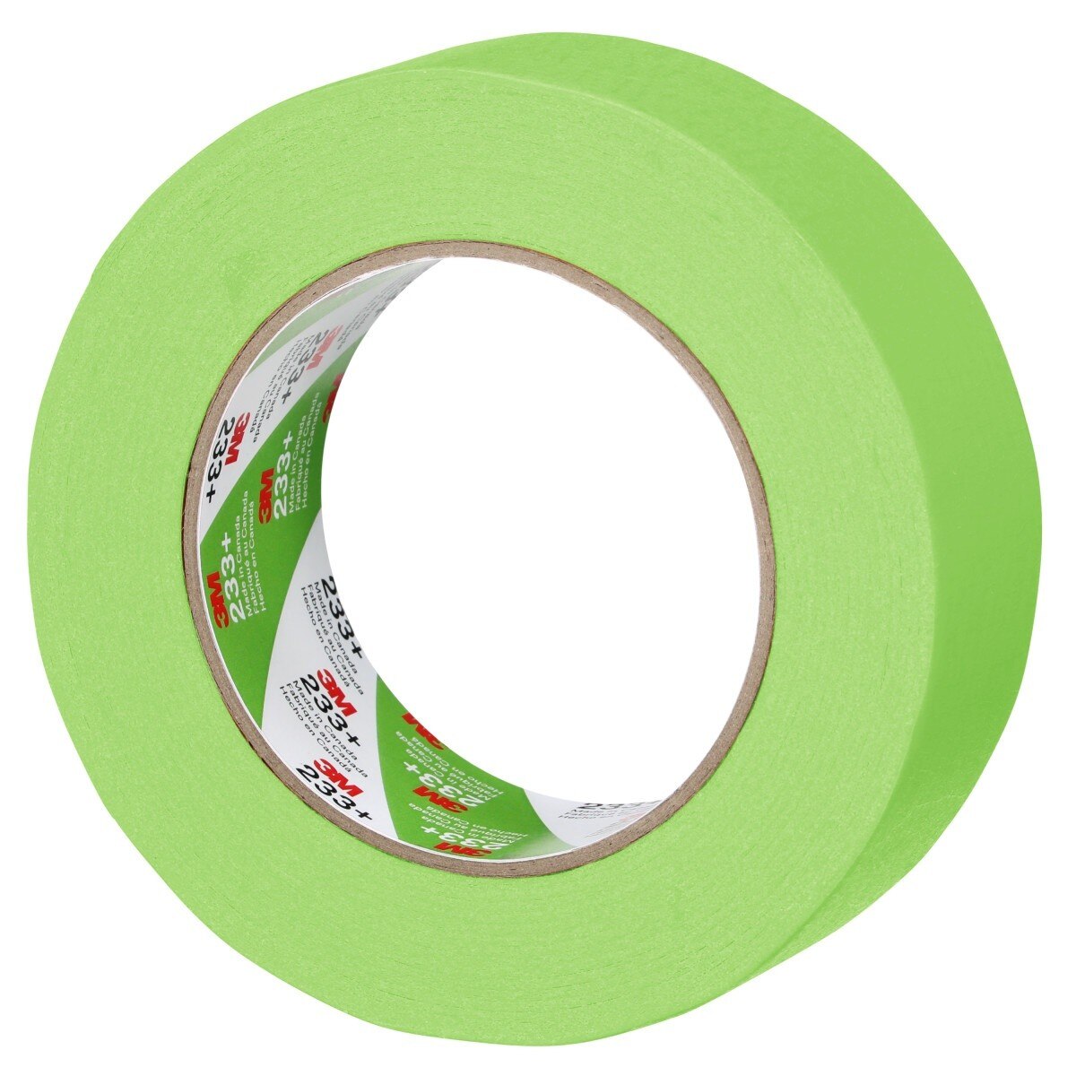 3M 233+ Scotch Performance Green Masking Tape, 36 mm x 55 m (46338) (7000120534) - (24Pack) - 3