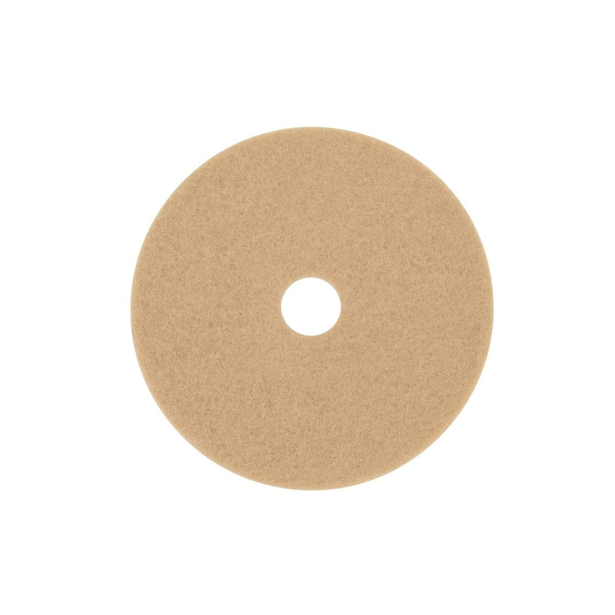 3M 48011056079 Tan Burnish Pad, Fine, Tan, 21 in, Center Hole, 1500-3000 RPM (7000120649) (5 Pack)