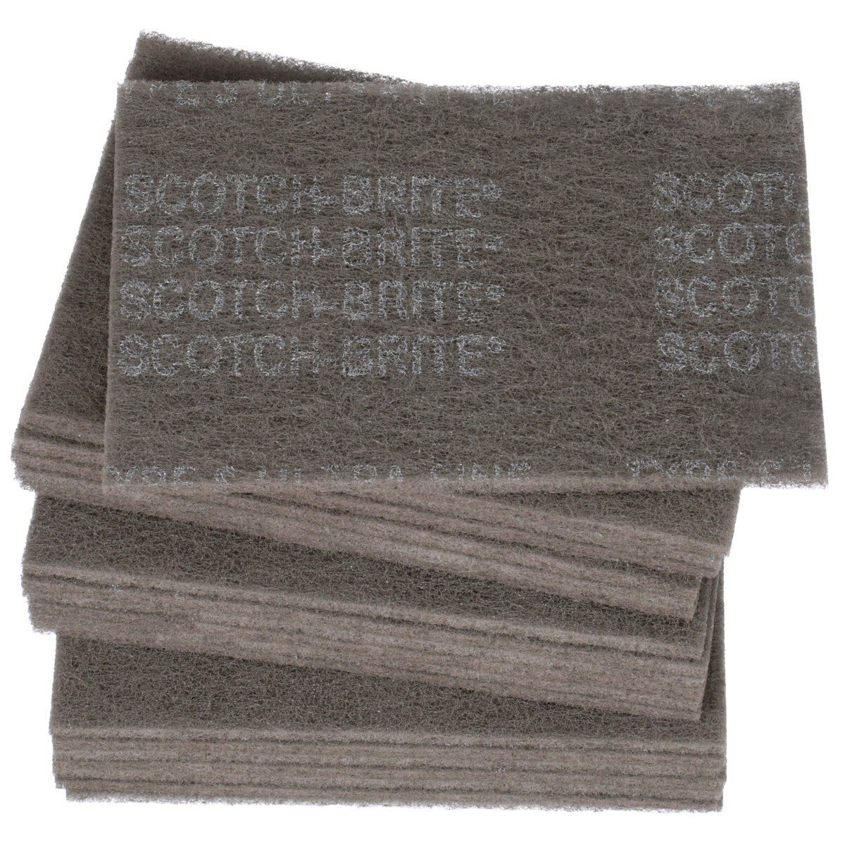 3M HP-HP 7448 37448 Scotch-Brite Ultra Fine Hand Pad, Gray, Silicon Carbide, Nonwoven, 6 in x 9 in, Surface Preparation, Scuffing, Cleaning (7000121089) (30 Pack) - 6