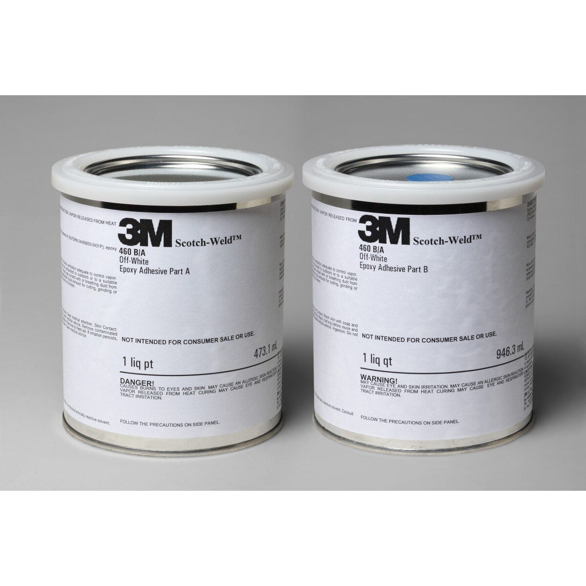 3M 460 Epoxy Adhesive DP460, Off-White, 200 mL Duo-Pak (7000121321) (144 Pack) - 3