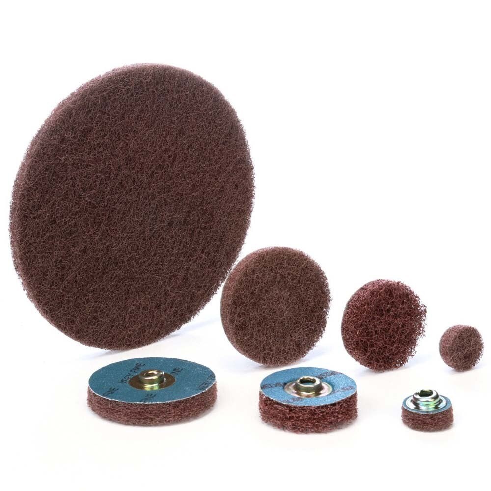 3M 863708 Standard Abrasives Buff and Blend HS Disc, 6 in x 1/4 in A VFN (7000121902) (100 Pack) - 2