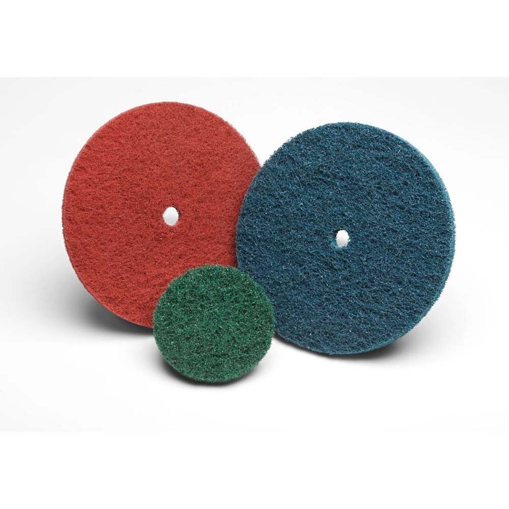 3M 863708 Standard Abrasives Buff and Blend HS Disc, 6 in x 1/4 in A VFN (7000121902) (100 Pack) - 3