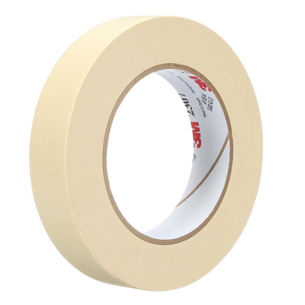 3M 2307 Masking Tape , Tan, 18 mm x 55 m, 5.2 mil (7000123530) (48 Pack) - 2