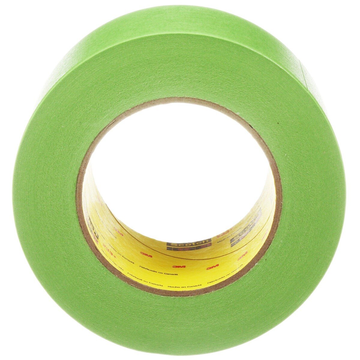 3M 233 Plus Scotch Performance Green Masking Tape, Green, 3 mm x 55 m (26343) (7000123778) - (12Pack)