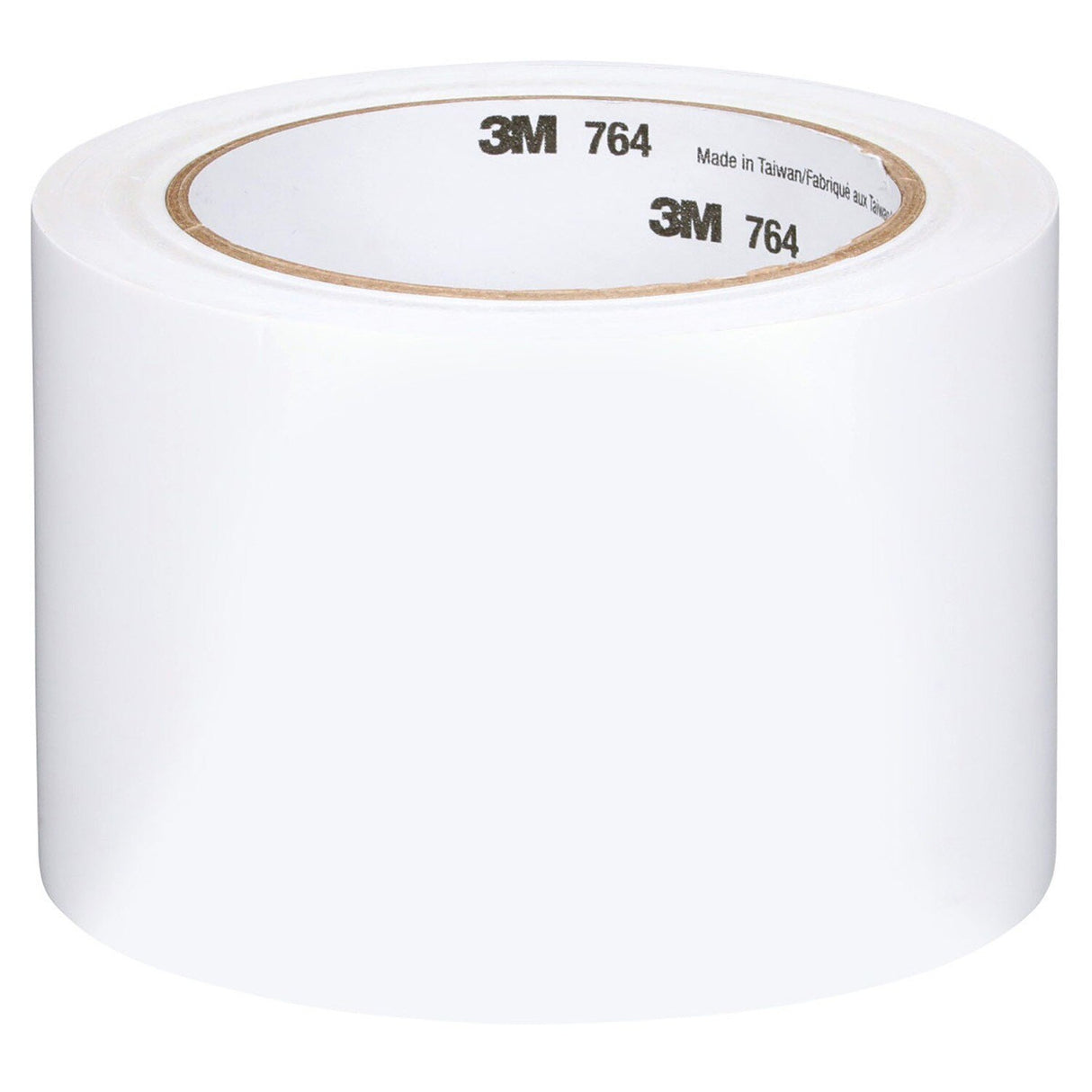 3M 764 43183 General Purpose Vinyl Tape, White, 5 mil, 3 in x 36 yd, Floor Marking, Color Coding (7000123865) - (12Pack)