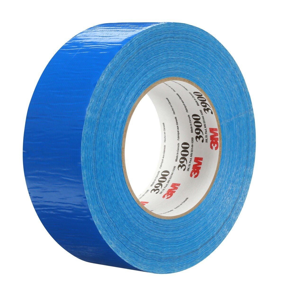 3M 3900 Multi-Purpose Duct Tape, Blue, Rubber Adhesive, Water Resistant, 48 mm x 54.8 m, 7.6 mil (7000124009) - (24Pack)