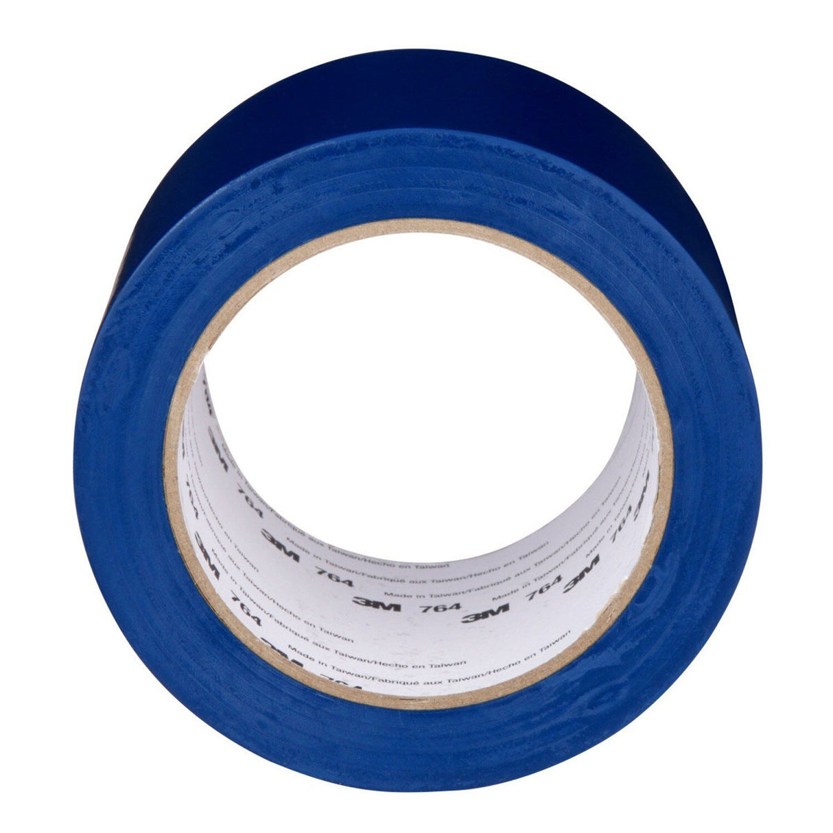3M 764 Vinyl Tape General Purpose Blue 3 in x 36 yd Light Traffic Floor Marking Tape for Color Coding and Safety (7000124864) - (12Pack) - 5