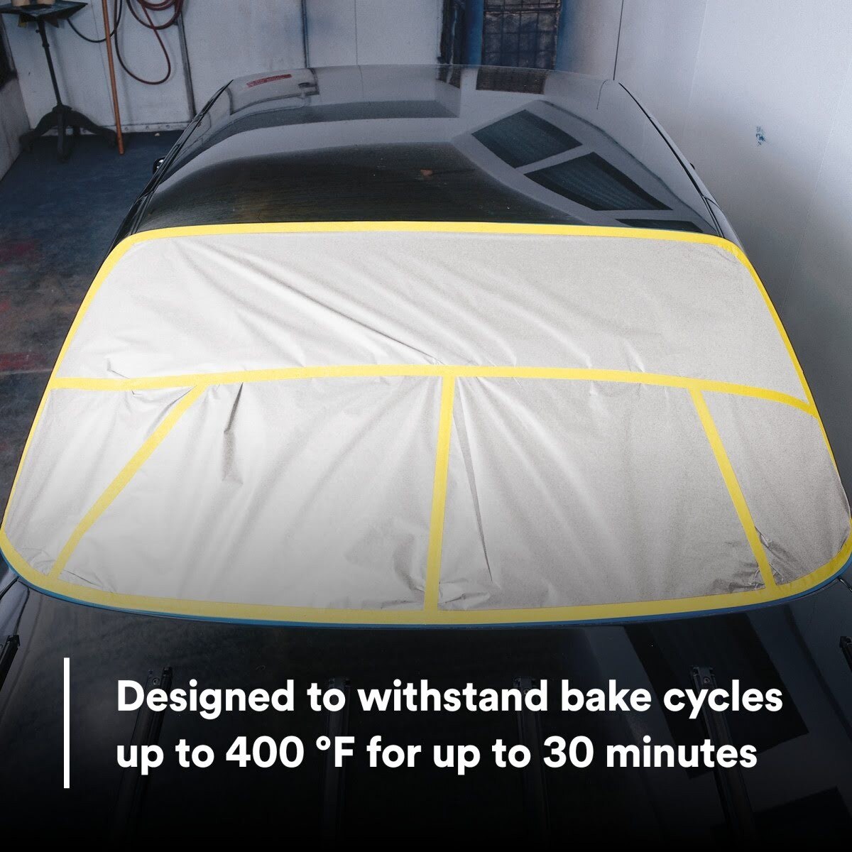 3M White Masking Paper, Heat Resistant, Flexible, Lint Free, 6 in x 750 ft (06537) (7000126065) - (6Pack) - 8