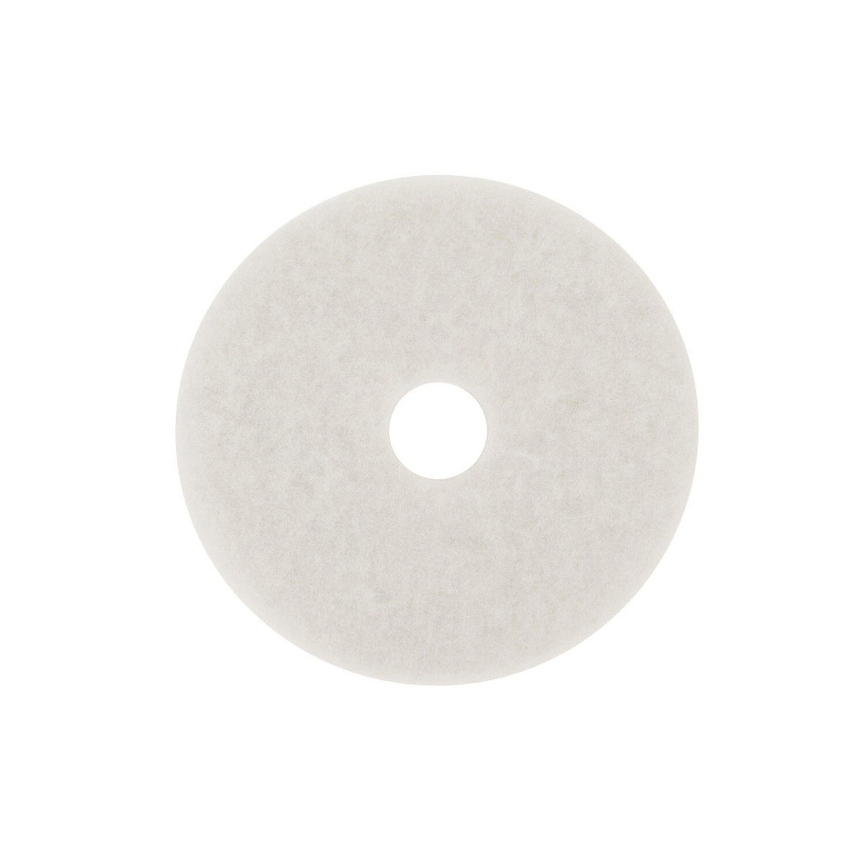 3M 4100 White Super Polish Pad, Fine, Center Hole, 27 in (7000126172) (5 Pack)