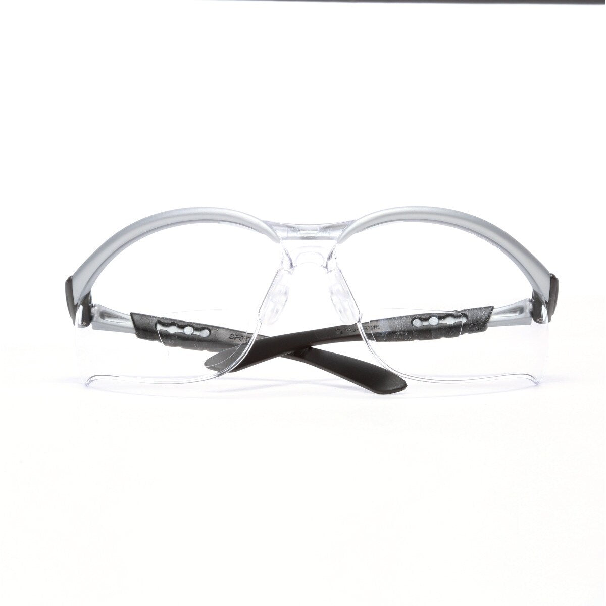 3M 11374-00000-20 BX Reader Safety Glasses, +1.5 Diopter, Anti Fog Anti Scratch Clear Lens, Silver Frame (7000127490) (1 Pair) - (20Pack) - 8
