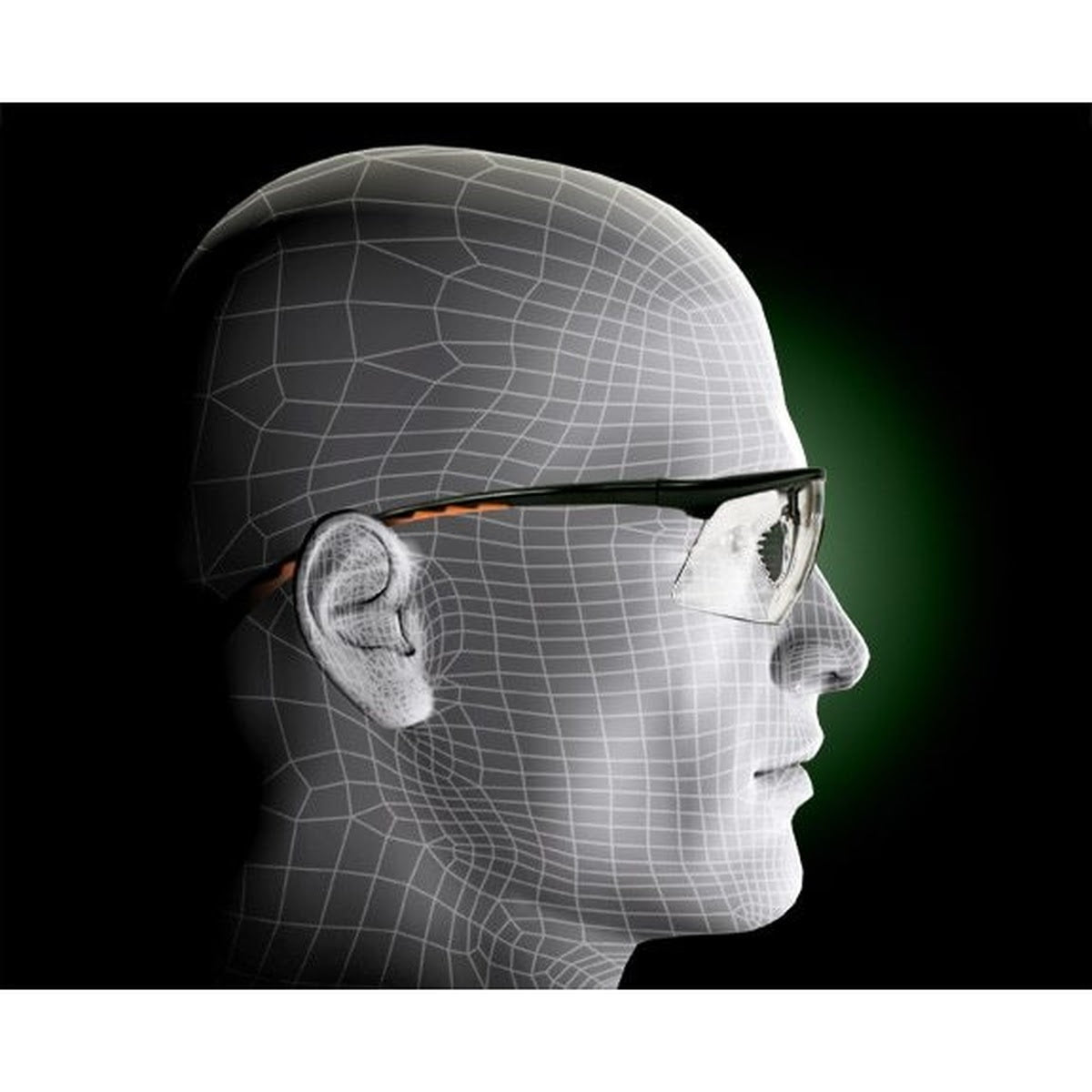 3M 12261-00000-20 Privo Protective Eyewear Clear Anti-Fog Lens, Black Frame (7000127535) - (20Pack) - 5