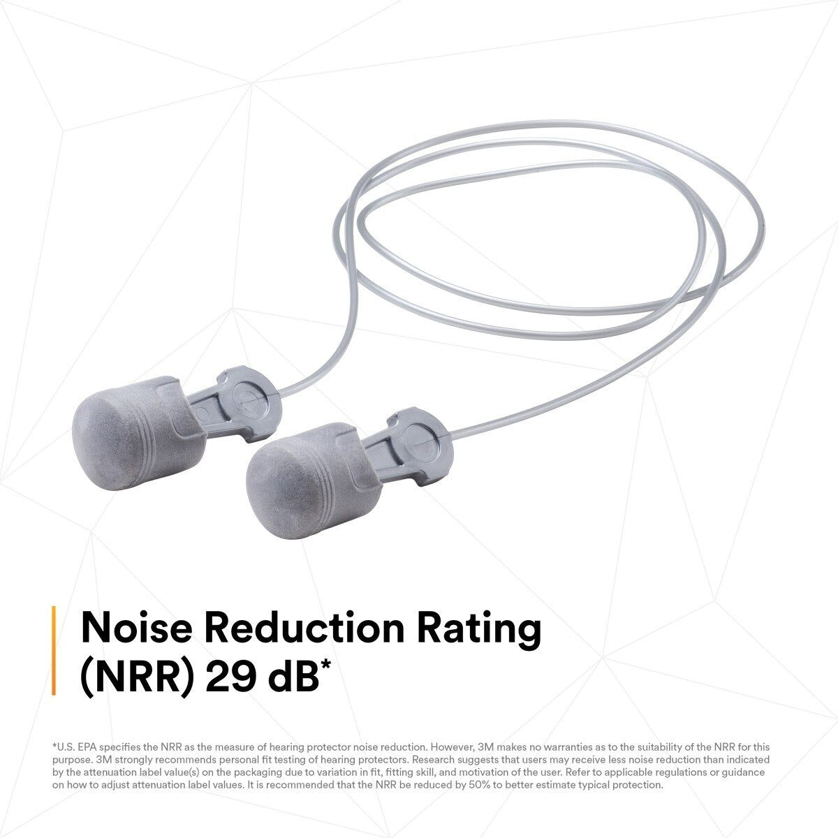 3M P1401 E-A-R Pistonz Earplugs, Corded (7000127673) (400 Pack) - 2