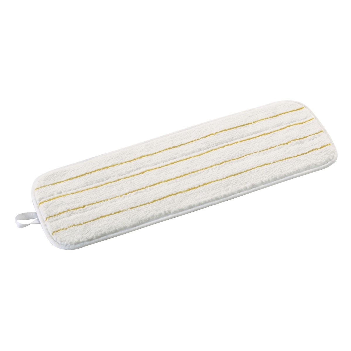 3M Easy Shine Applicator Pad, Microfiber, White with Yellow Stripes, 18 in x 5 in (7000127861) (10 Pack)