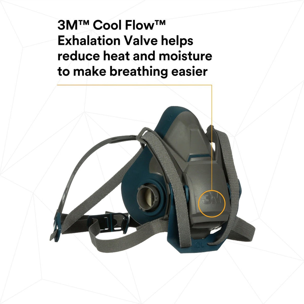 3M 6501QL Rugged Comfort Quick Latch Half Facepiece Reusable Respirator, Small (7000128237) (10 Pack) - 7
