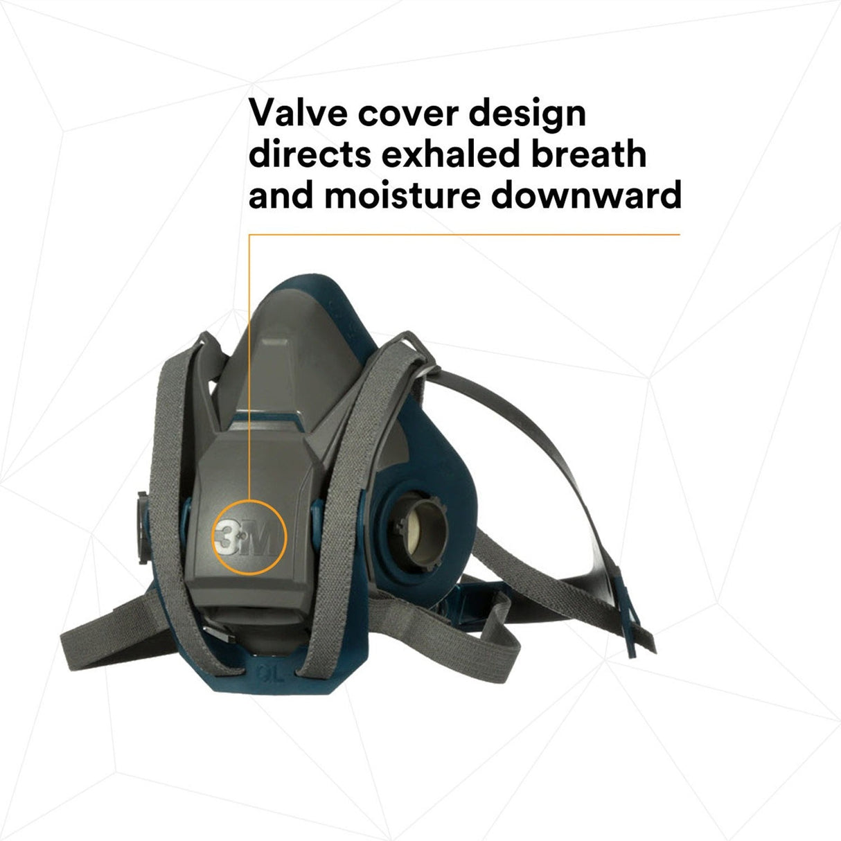3M 6501QL Rugged Comfort Quick Latch Half Facepiece Reusable Respirator, Small (7000128237) (10 Pack) - 10