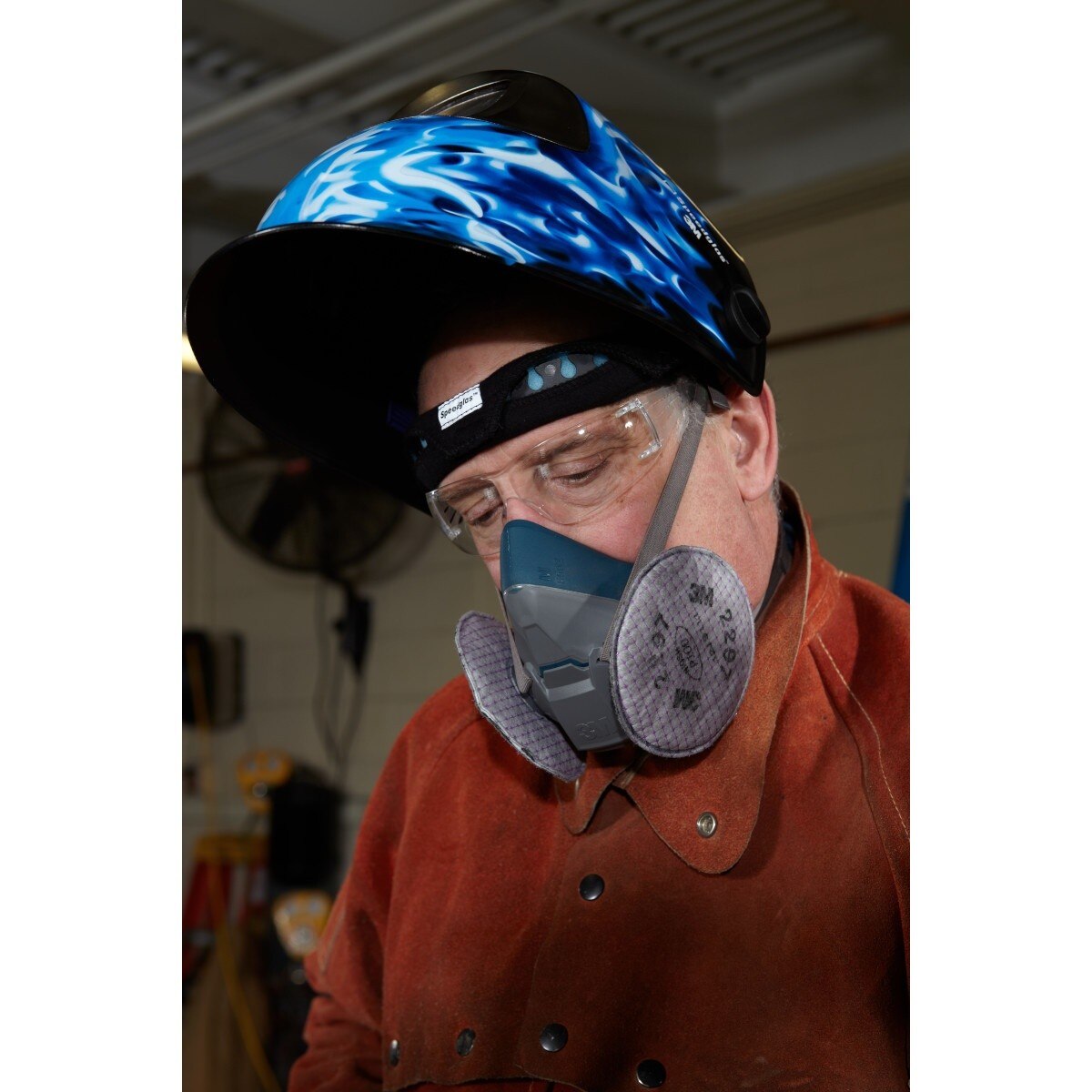 3M 6502 Rugged Comfort Half Facepiece Reusable Respirator, NIOSH, Cool Flow Valve, Silicone Faceseal, Medium (7000128238) - (10Pack) - 8