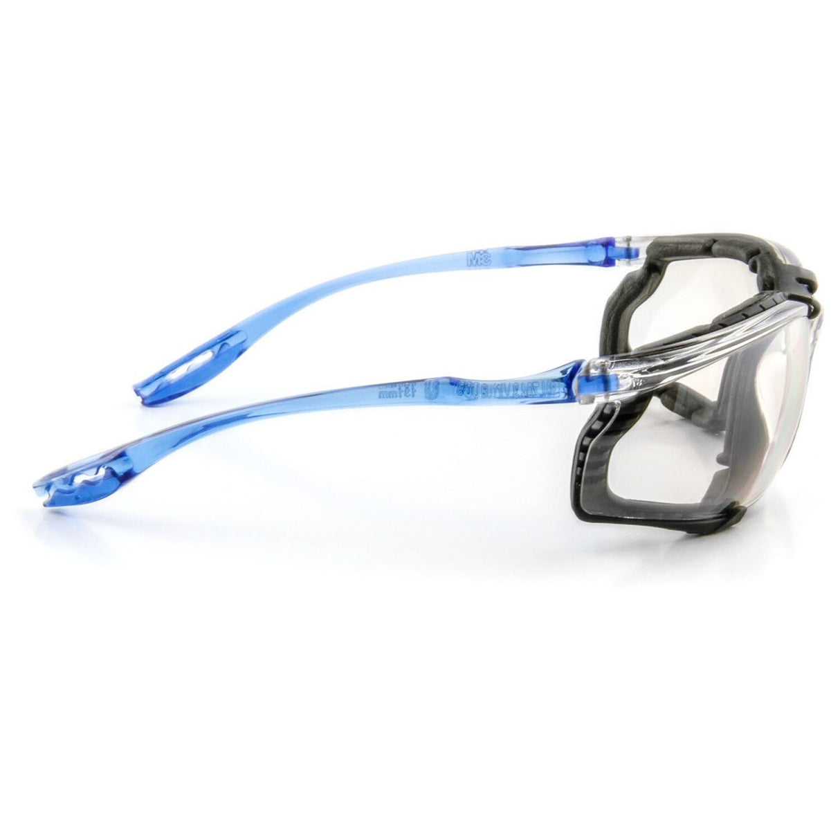 3M 11874-00000-20 Virtua Safety Glasses CCS Anti-Fog Indoor/Outdoor Mirrored Lens Blue Frame Removable Foam Gasket ANSI Z87.1 (7000128261) - (20Pack) - 3