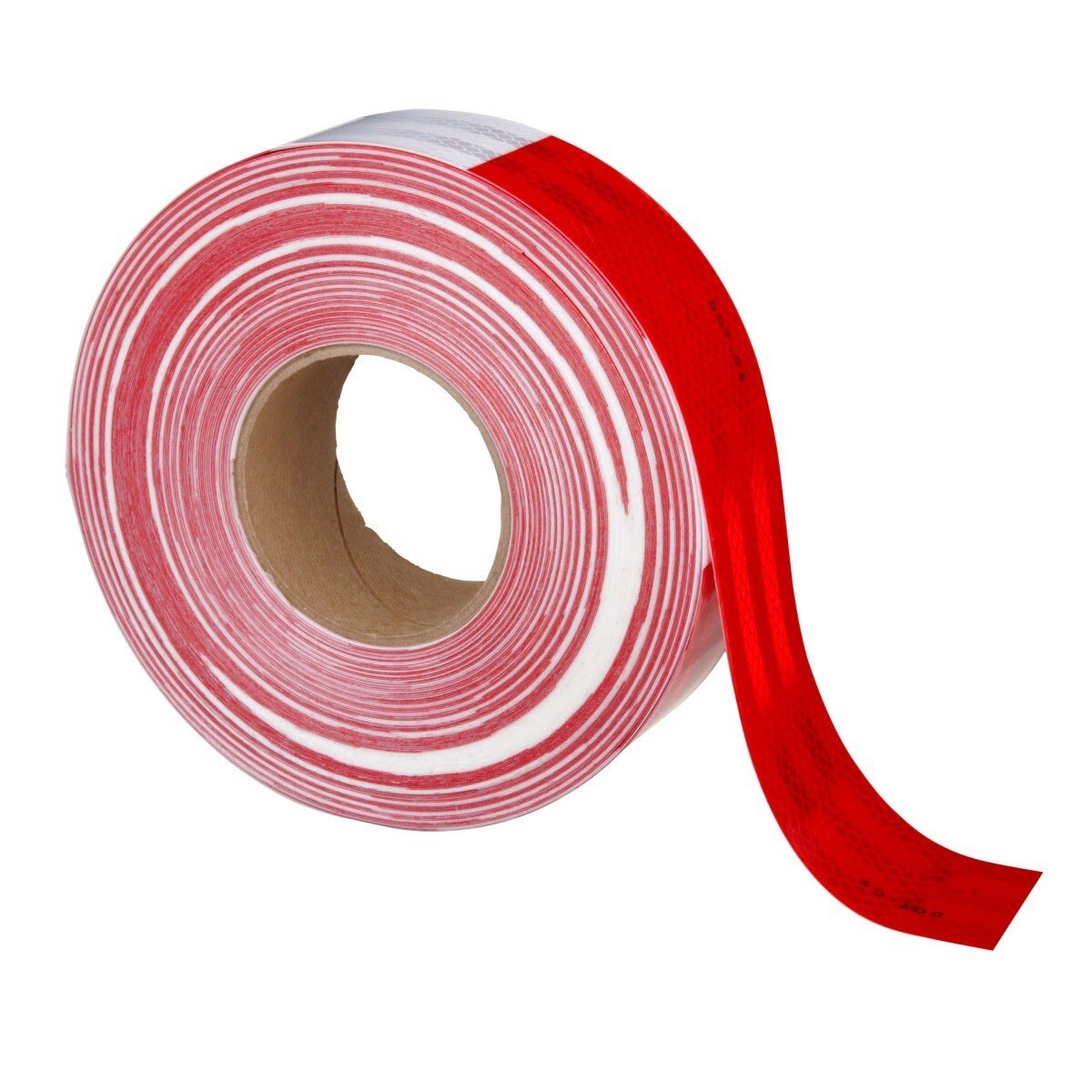 3M 98332 Diamond Grade Conspicuity Markings 983-32, Red/White, 67636, 2 in x 50 yd, kiss-cut every 18 in (7000129412) - 2