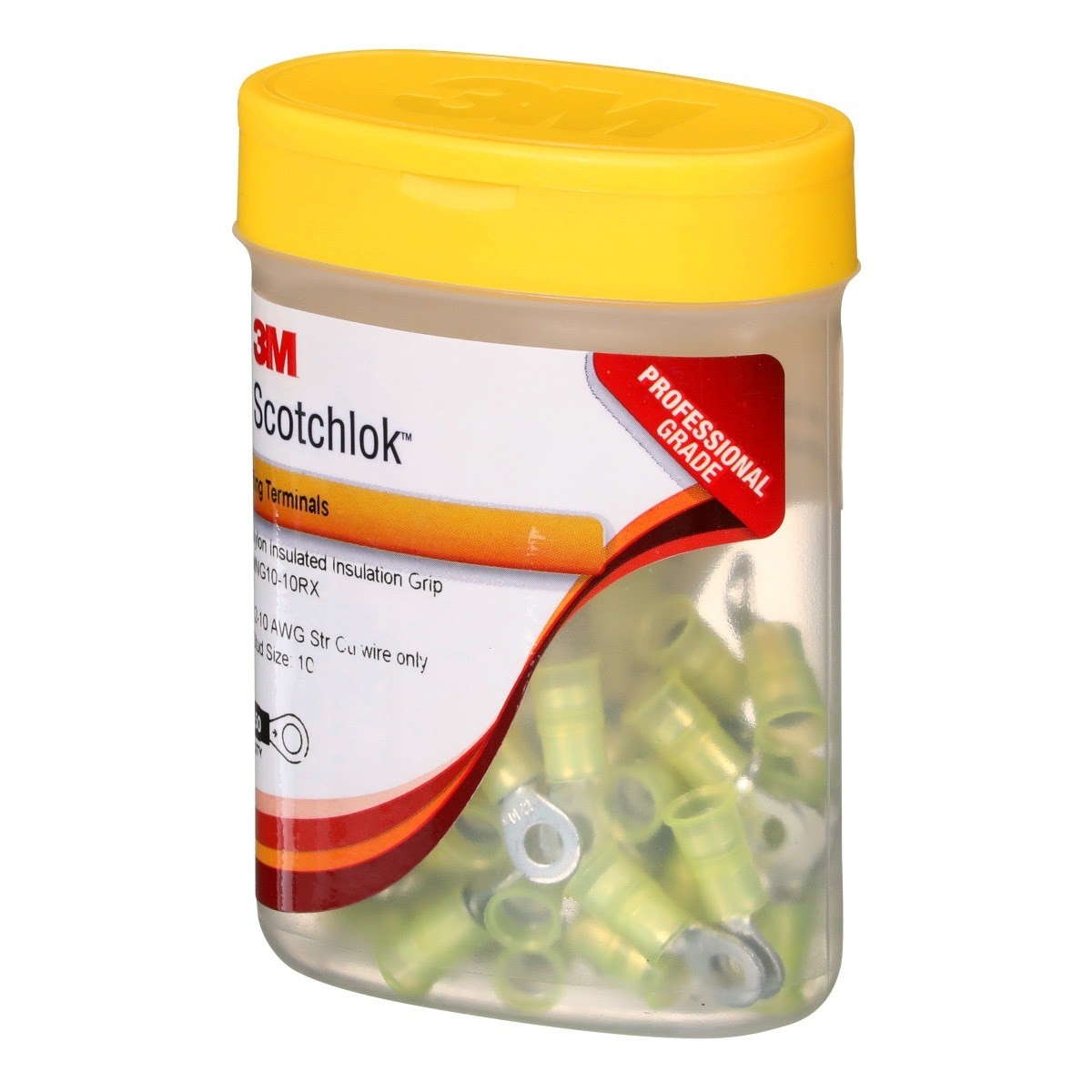 3M MNG10-10RX Scotchlok Ring Nylon Insulated, standard-style ring tongue fits around the stud (7000133297) (500 Pack) - 6